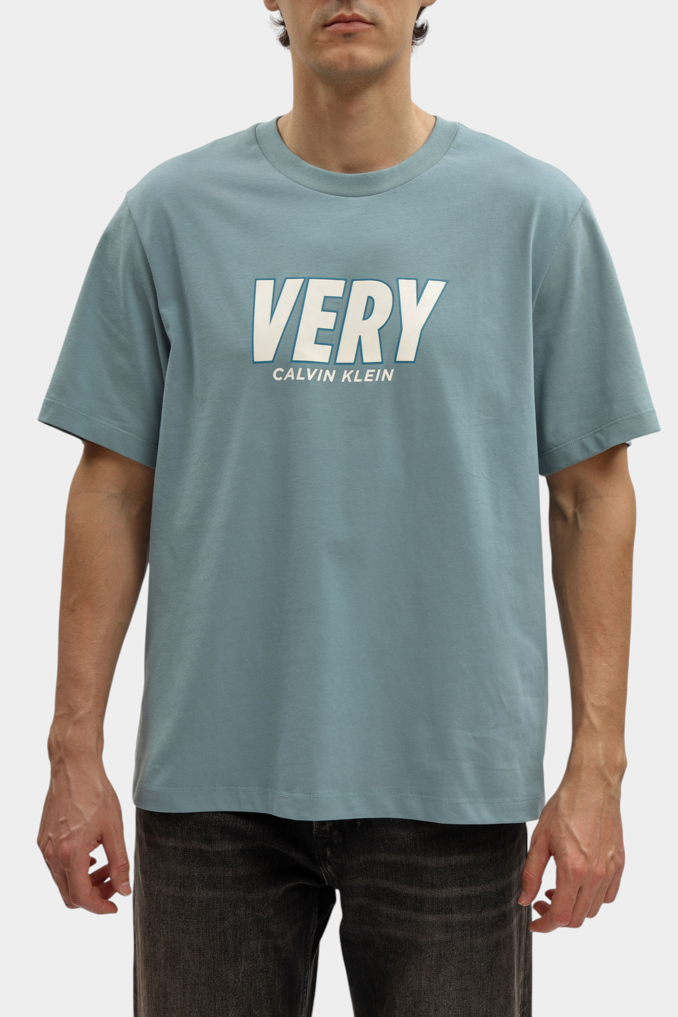 LV04RD800G Футболка Calvin Klein Jeans Голубой