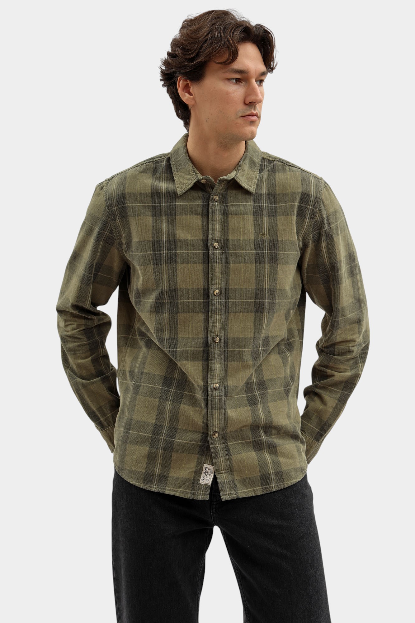 PM3090833 Рубашка с длинным рукавом Pepe Jeans Зеленый