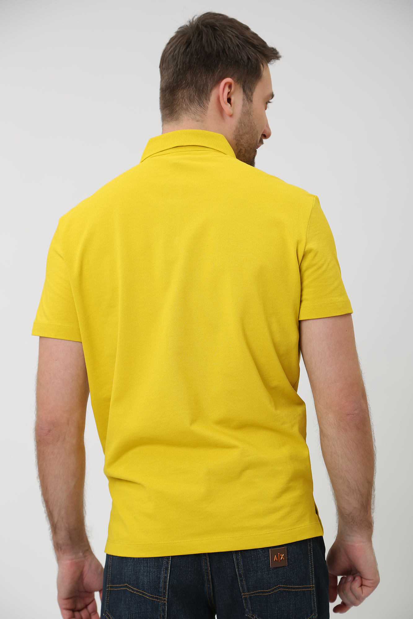 6RZFCA_ZJ9SZ Поло Armani Exchange Желтый