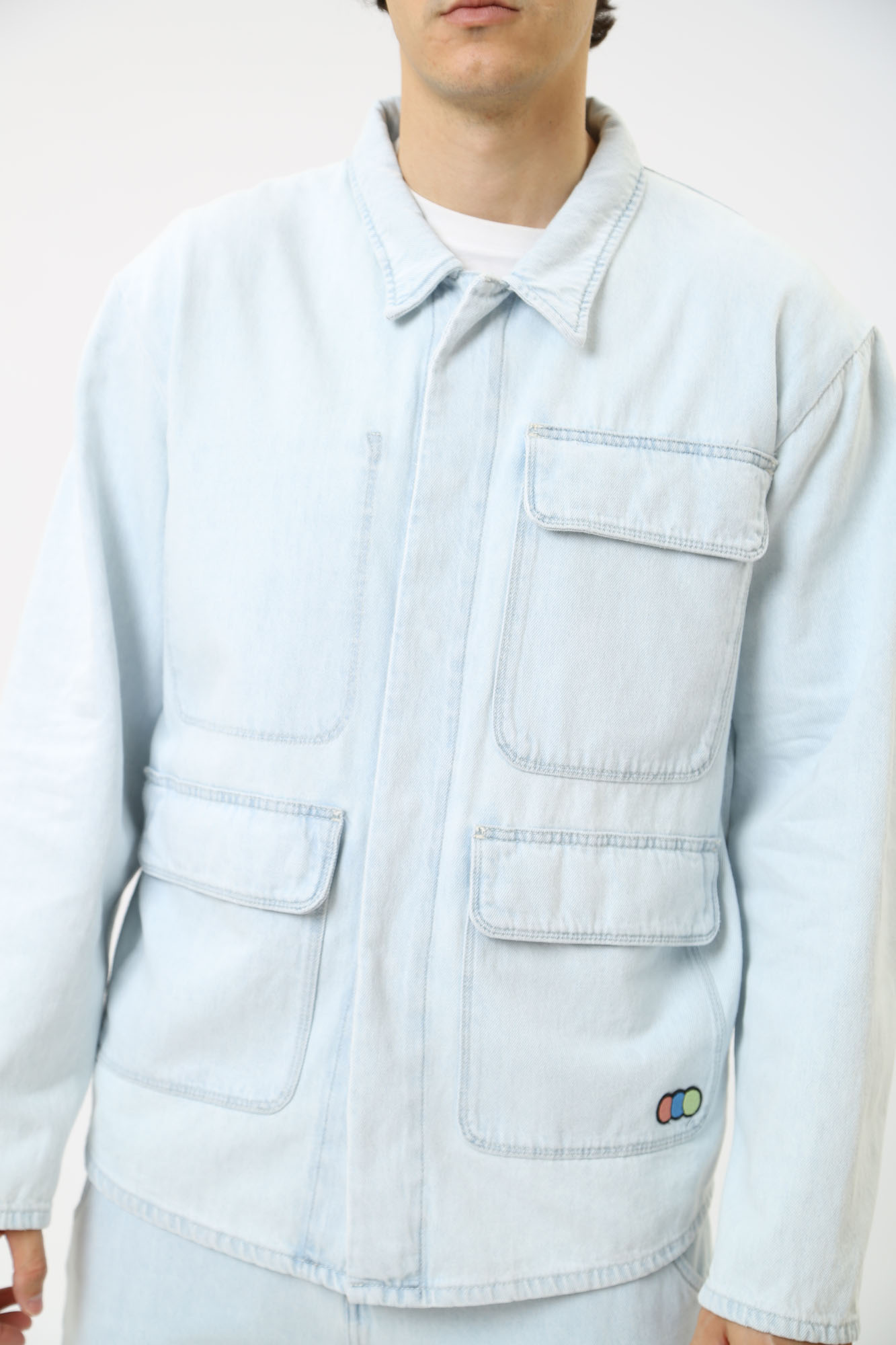 1014993 Куртка джинсовая Mustang Голубой