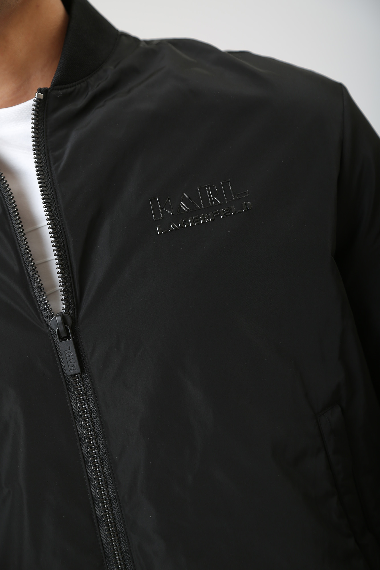 533501_505092 Бомбер Karl Lagerfeld Черный