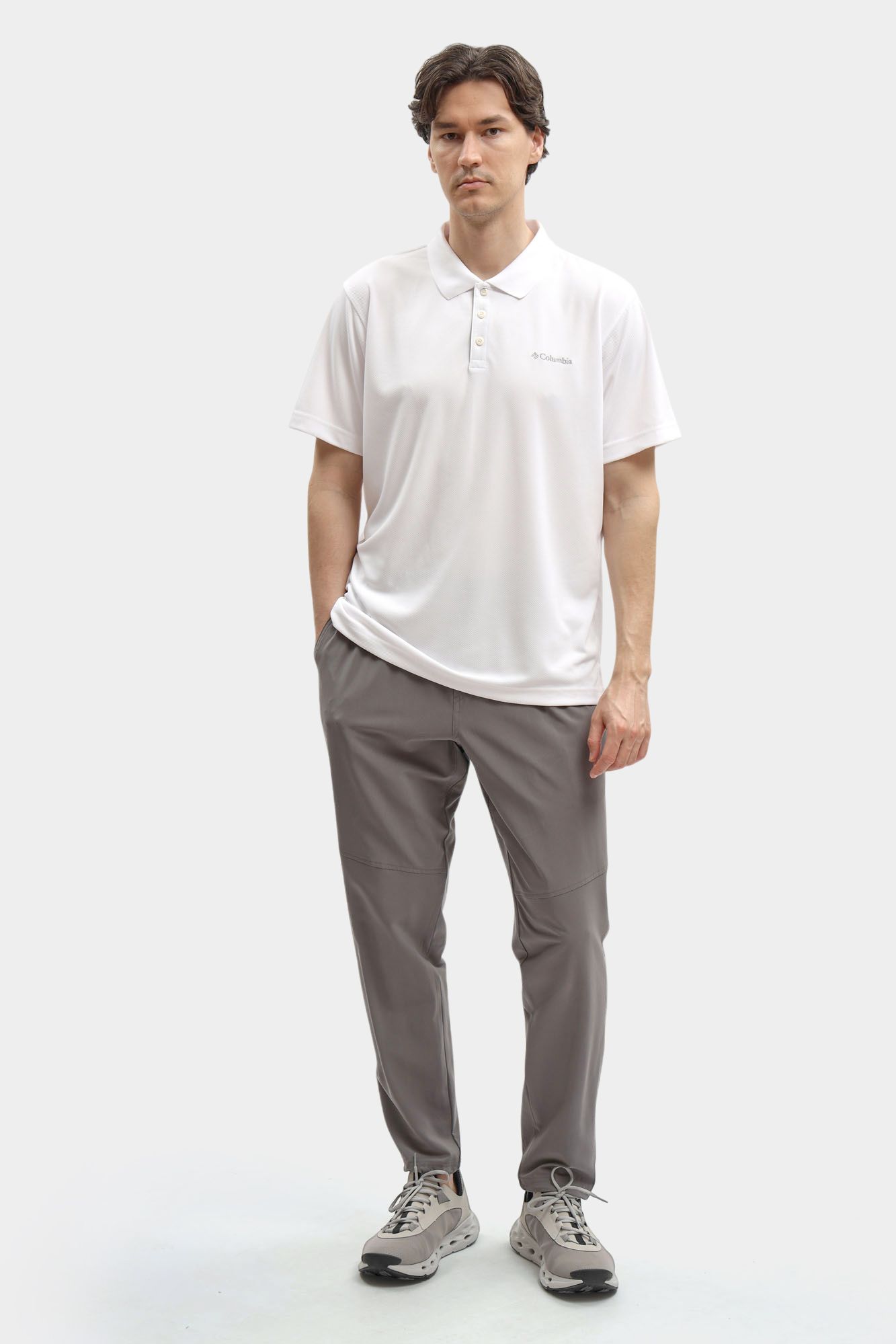 Поло Columbia Белый