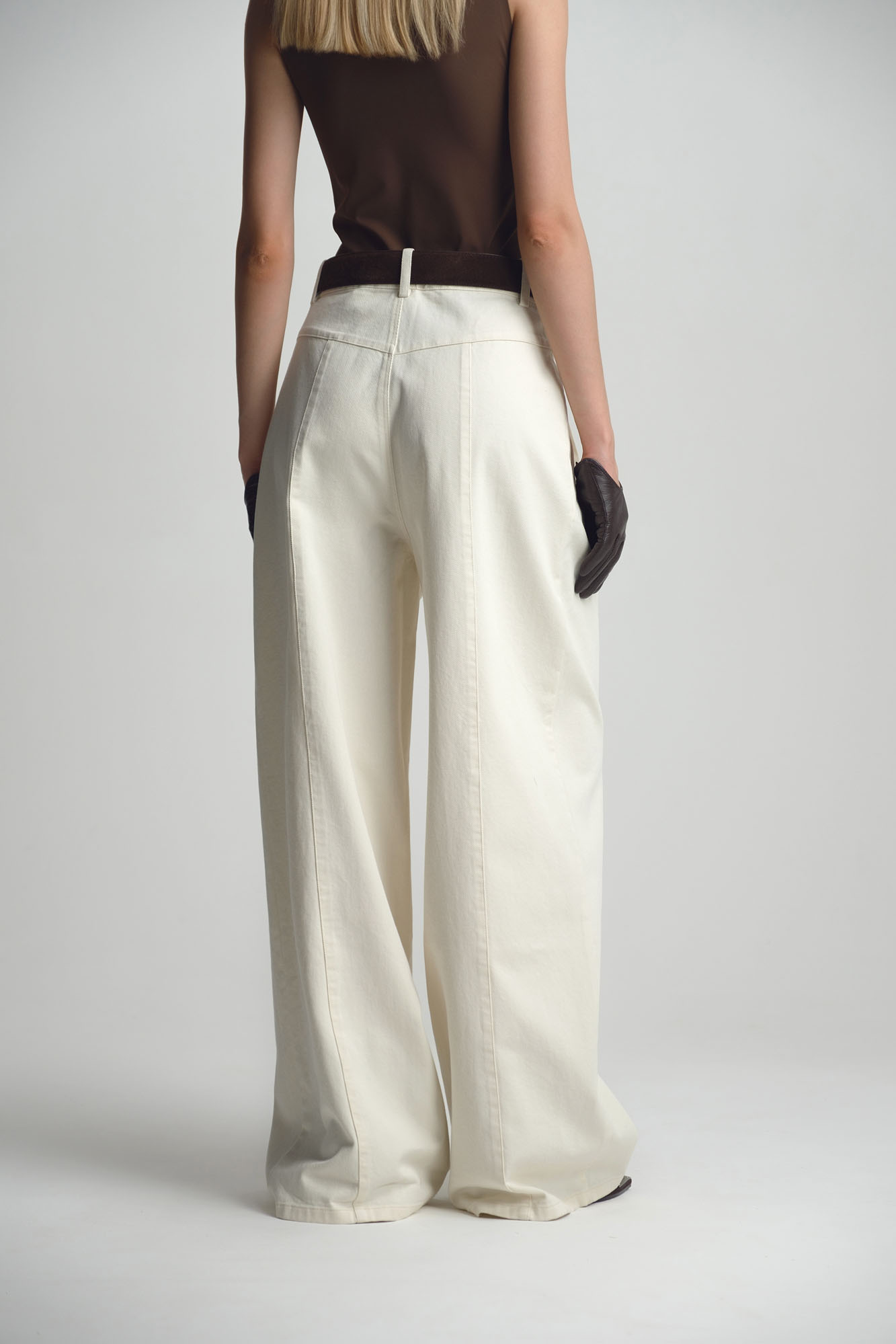 W-250-VA-AN7058 брюки широкие the hills