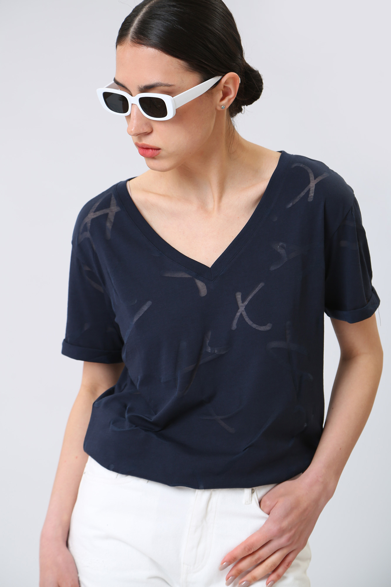 3RYTEZ_YJDPZ футболка armani exchange