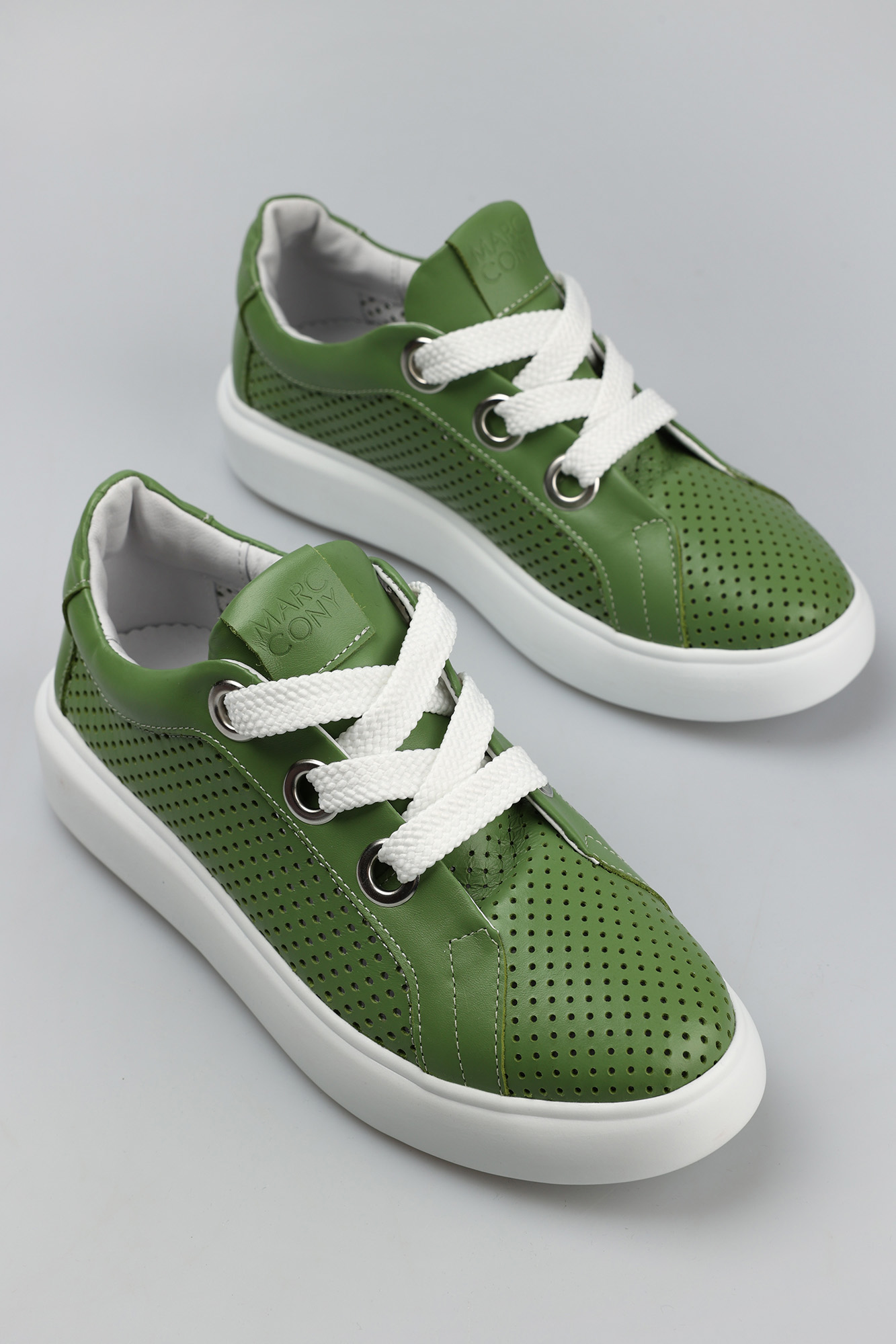 921508 Кеды Marc Cony Зеленый