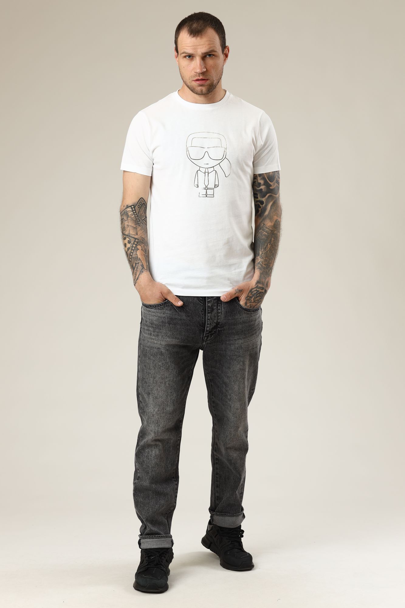 511224_755081 Футболка Karl Lagerfeld Белый