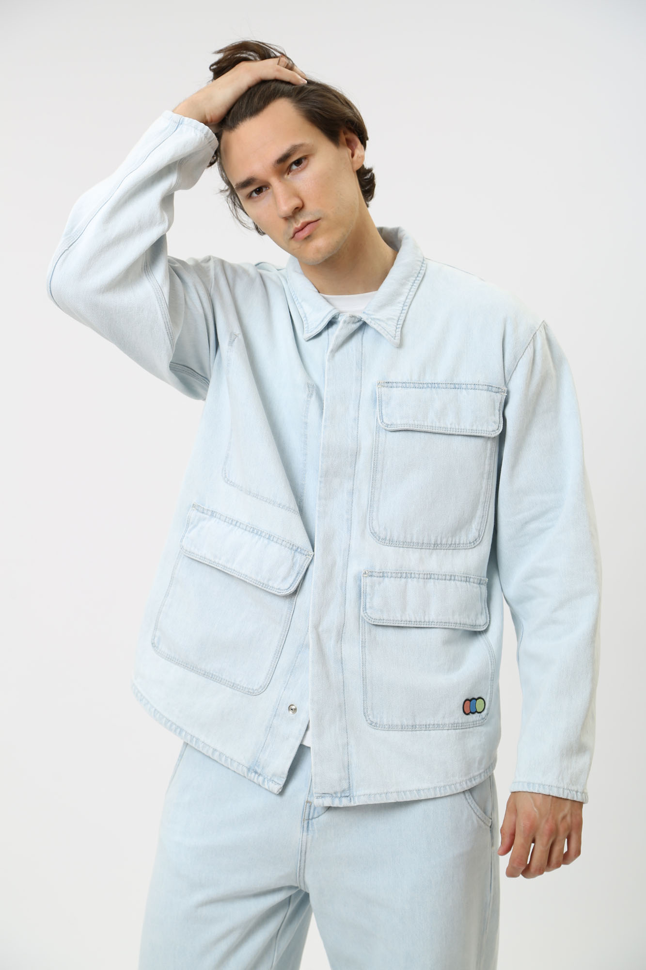 1014993 Куртка джинсовая Mustang Голубой