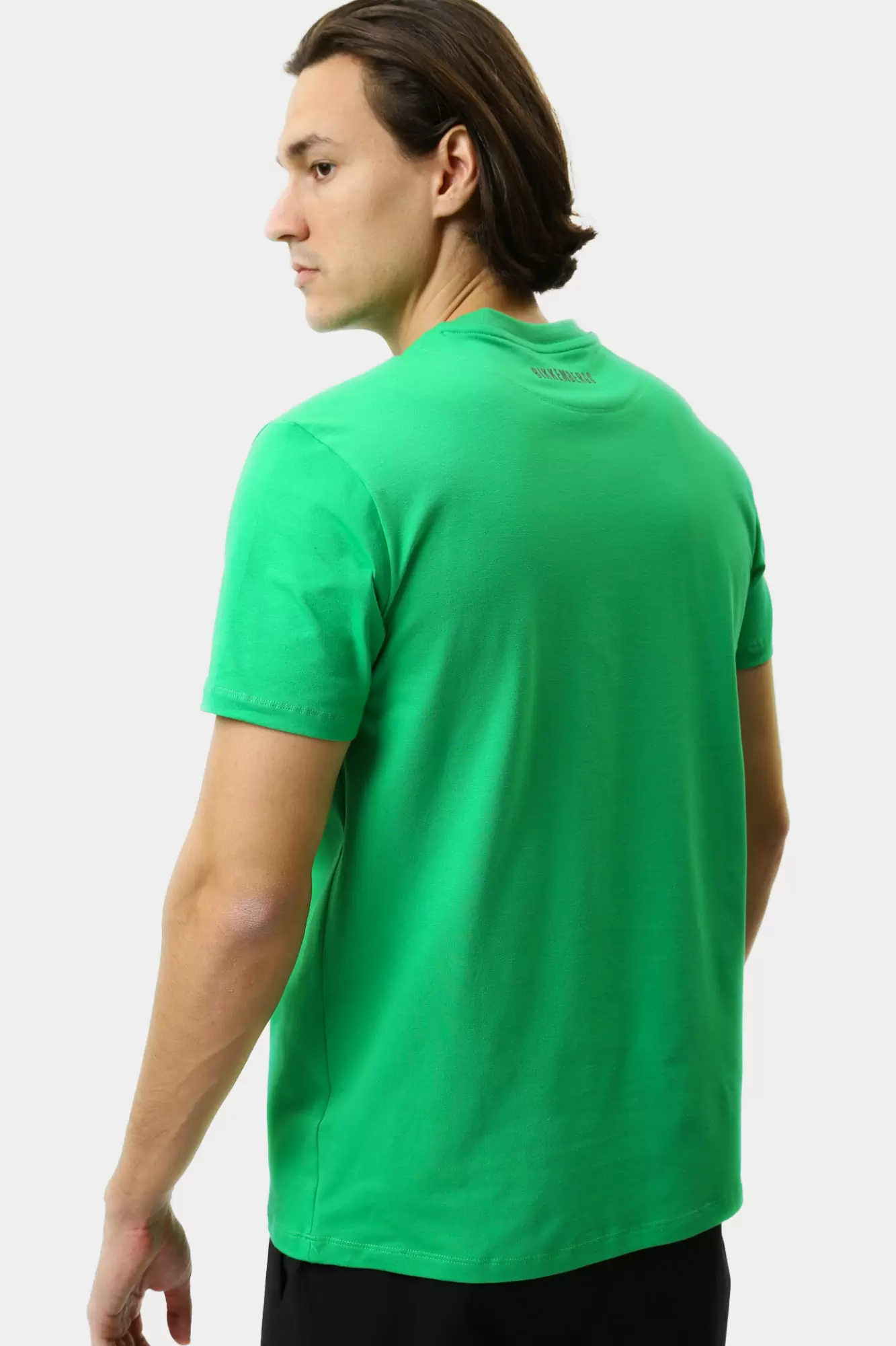 PBMT0255 Футболка Bikkembergs Зеленый