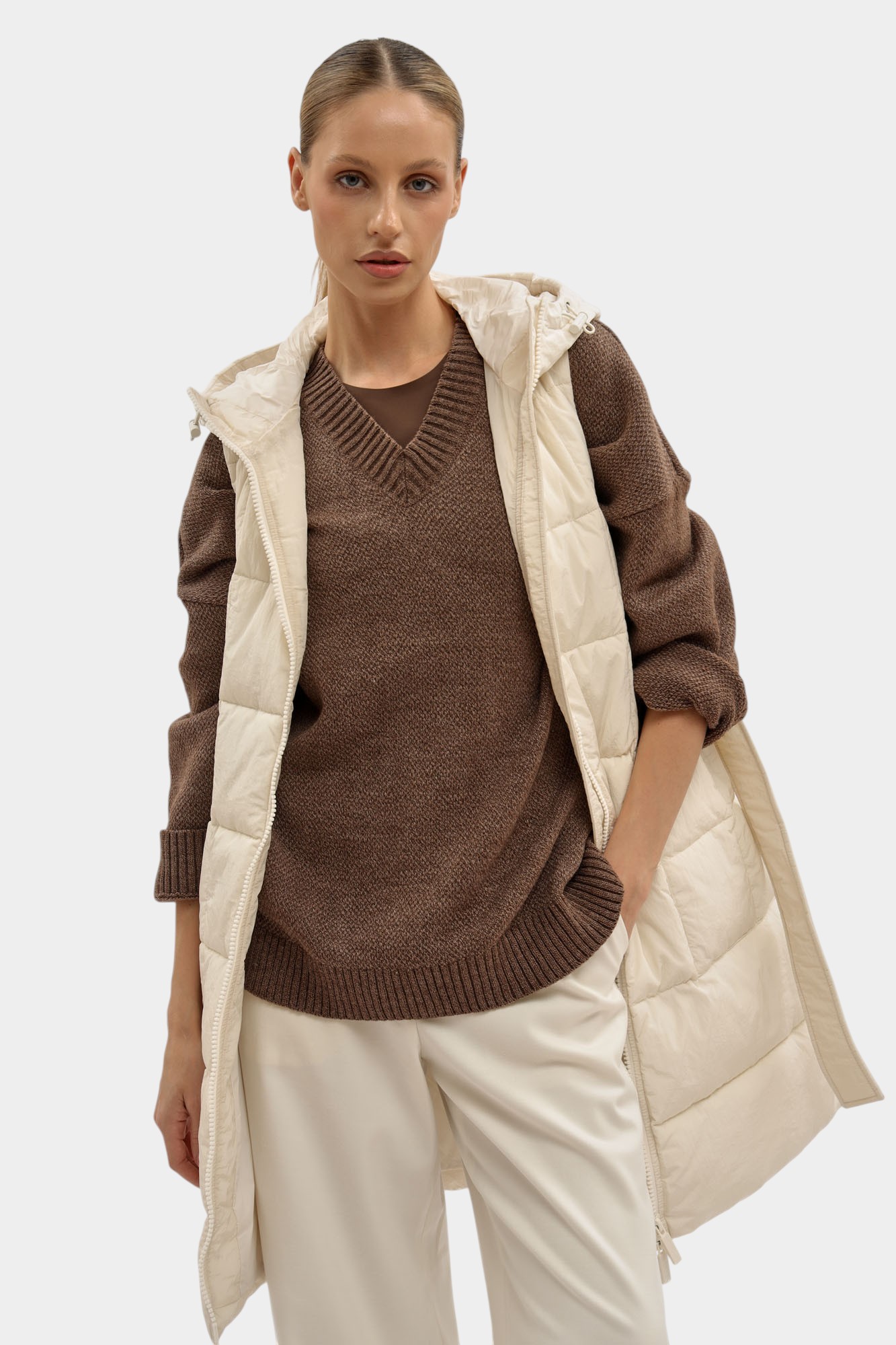 XW000651_AF16207 жилет утепленный armani exchange 