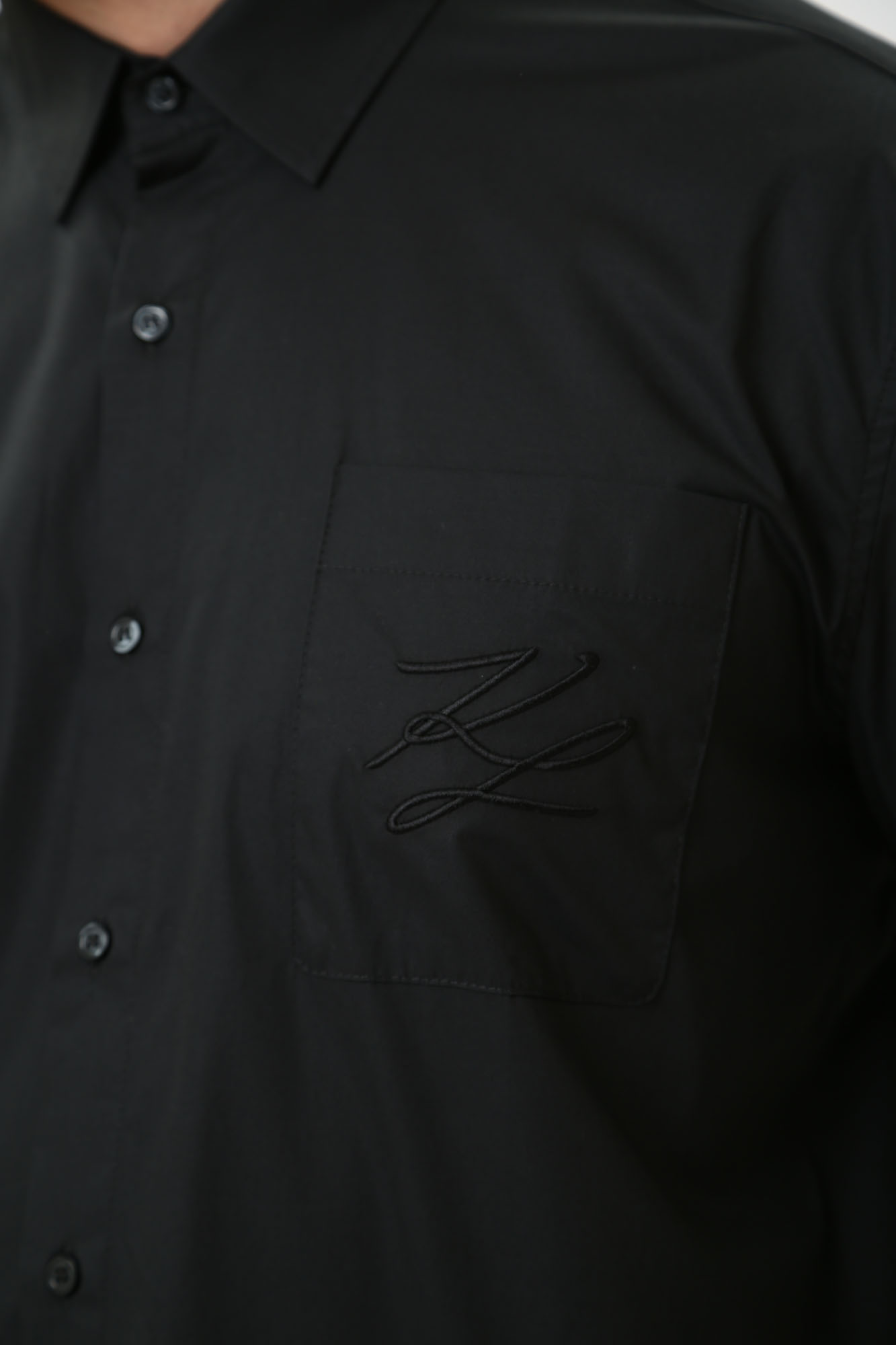 Рубашка с длинным рукавом Karl Lagerfeld Черный