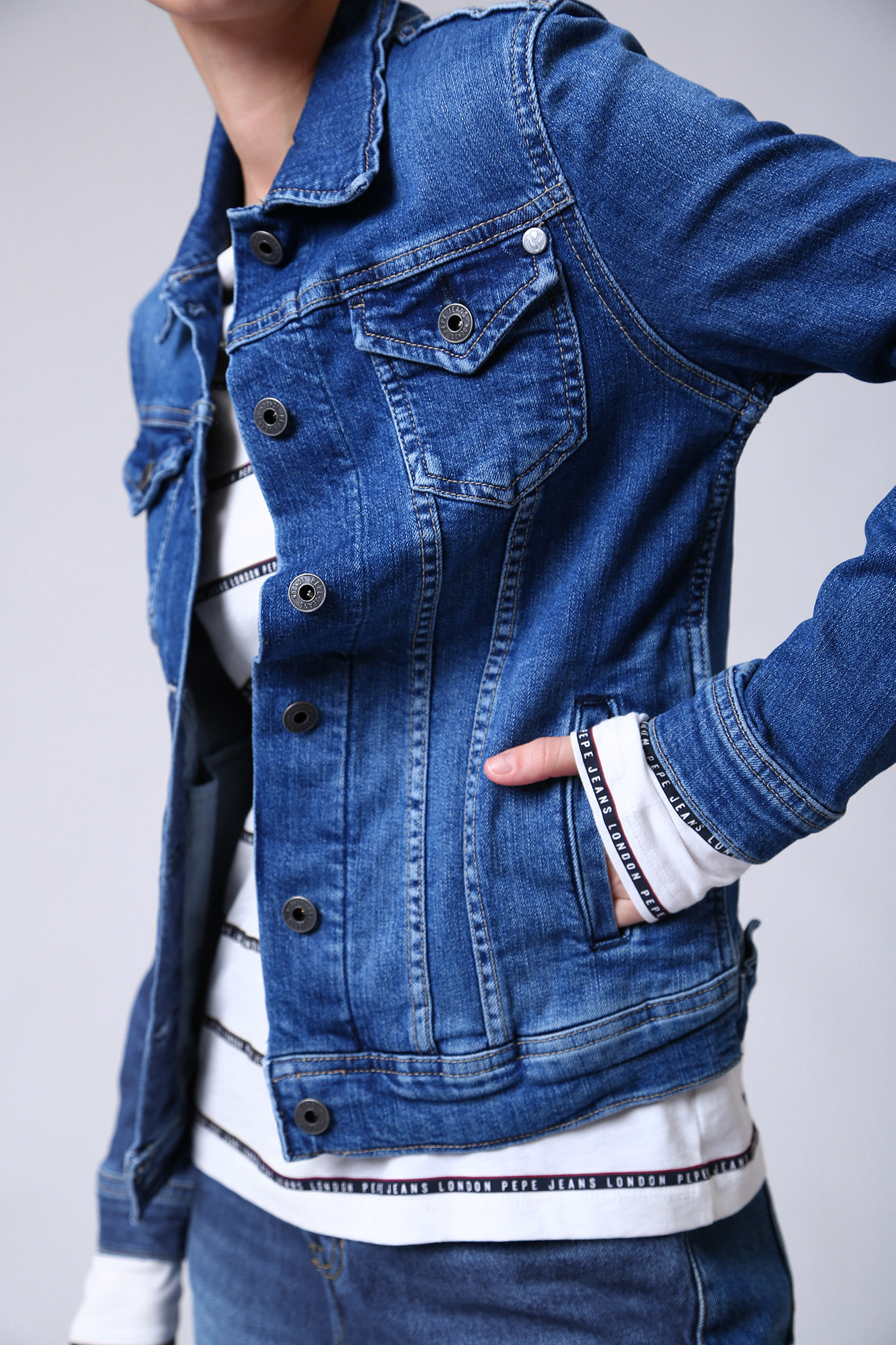 PL400755HI4 куртка джинсовая pepe jeans 