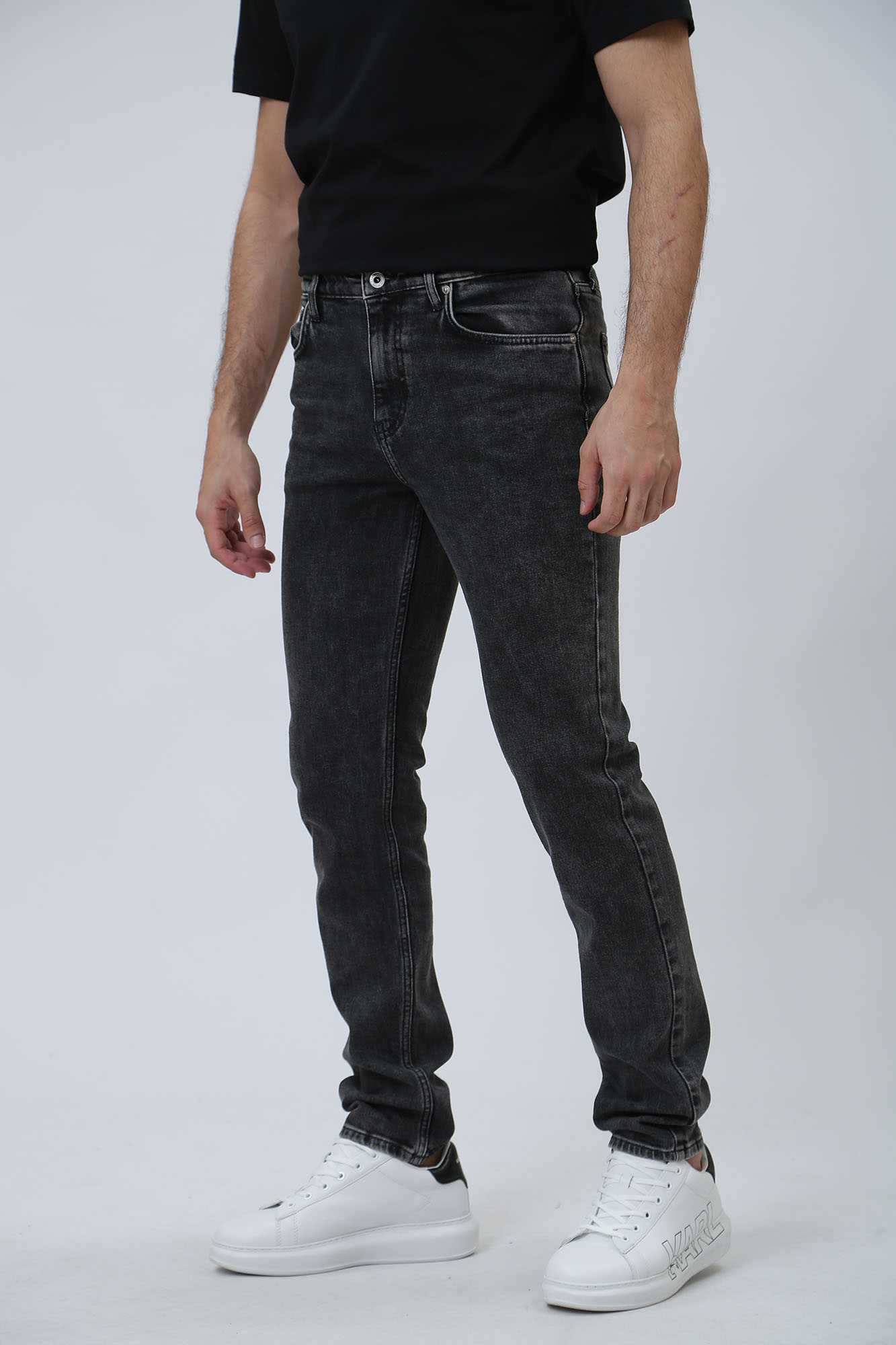 240D1115 Джинсы SLIM  Karl Lagerfeld Jeans Серый