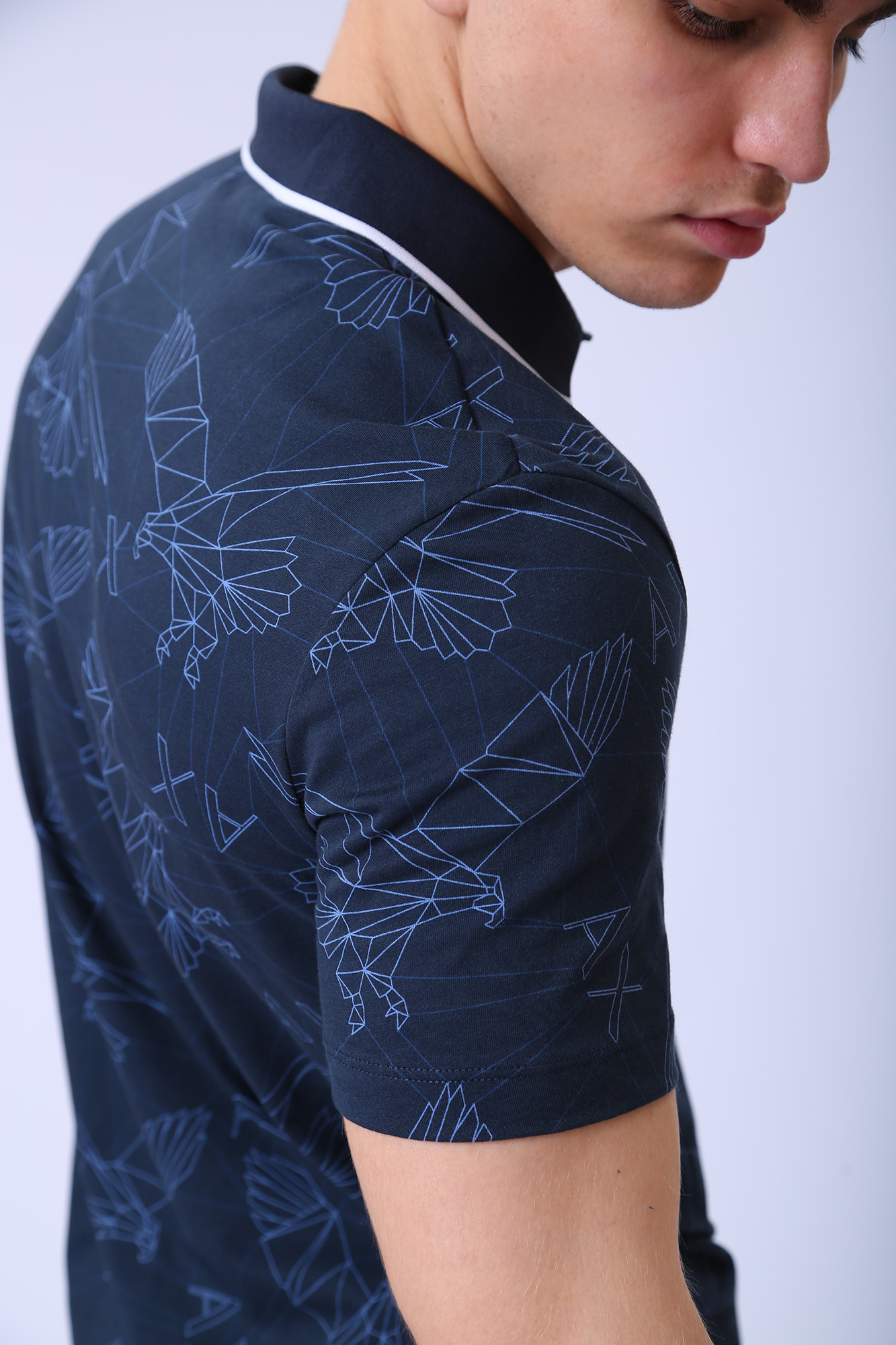 Поло Armani Exchange Синий