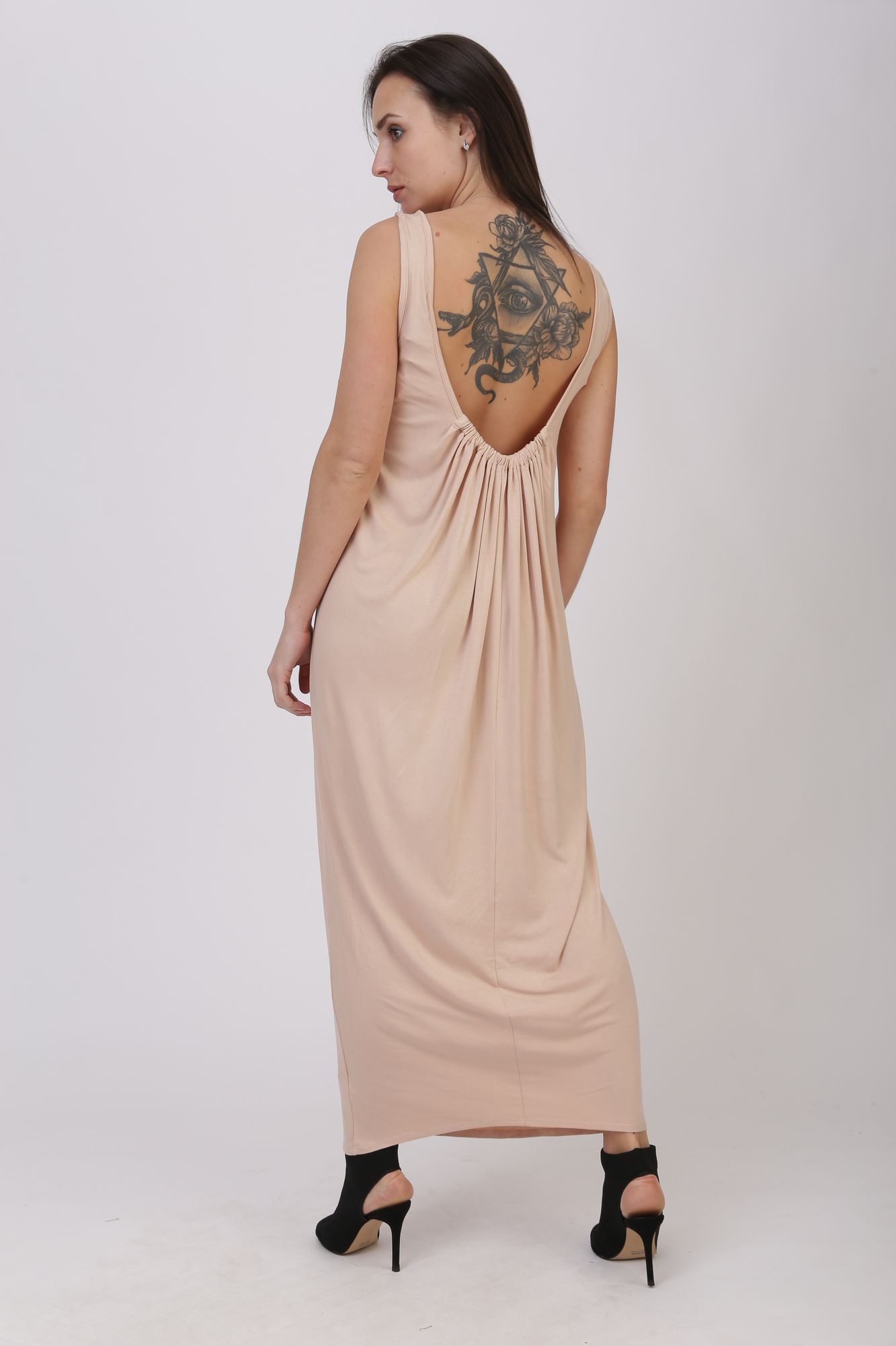 3ZYA91_YJK4Z платье макси armani exchange 