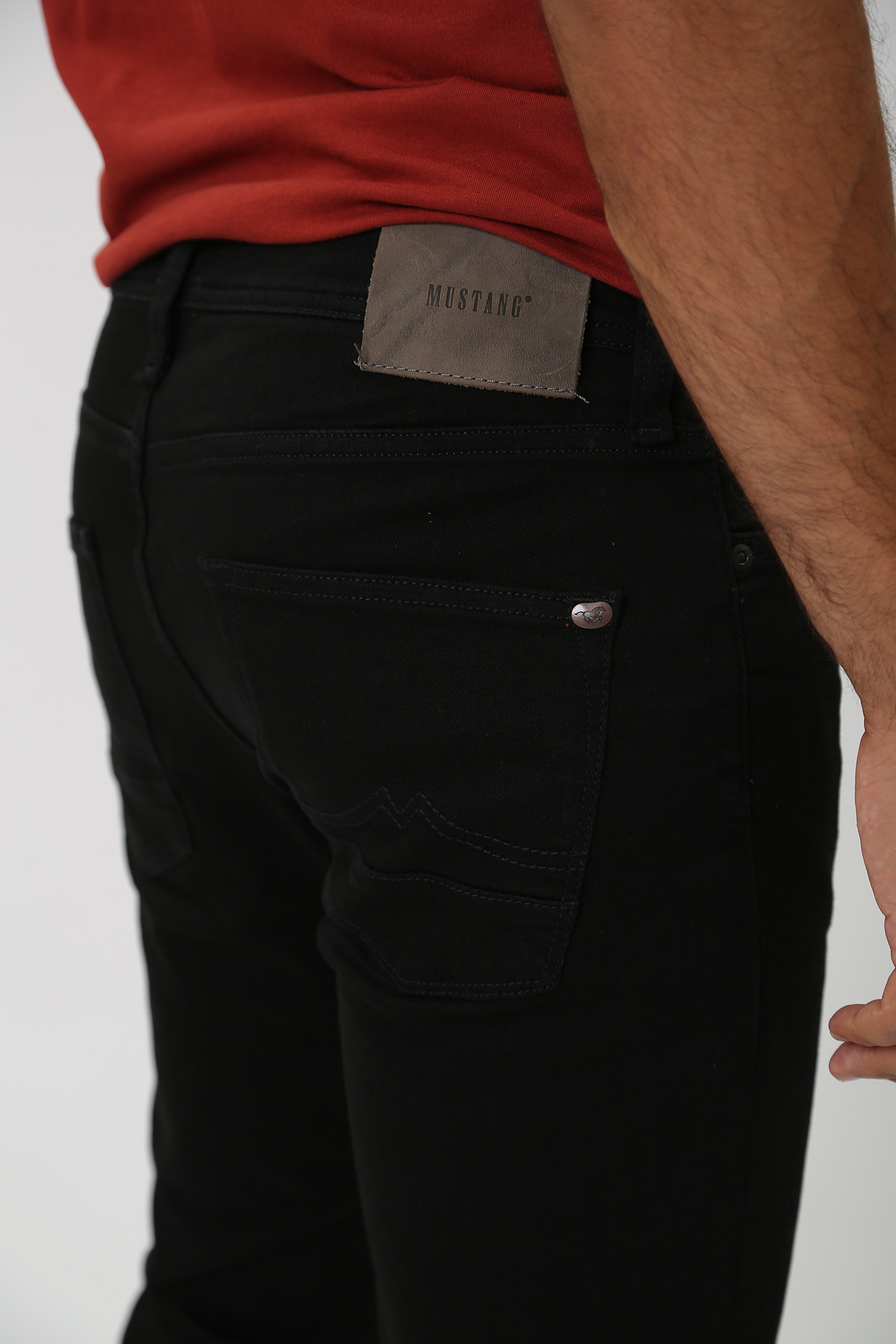 1014062-4000 Брюки джинсовые Mustang Черный