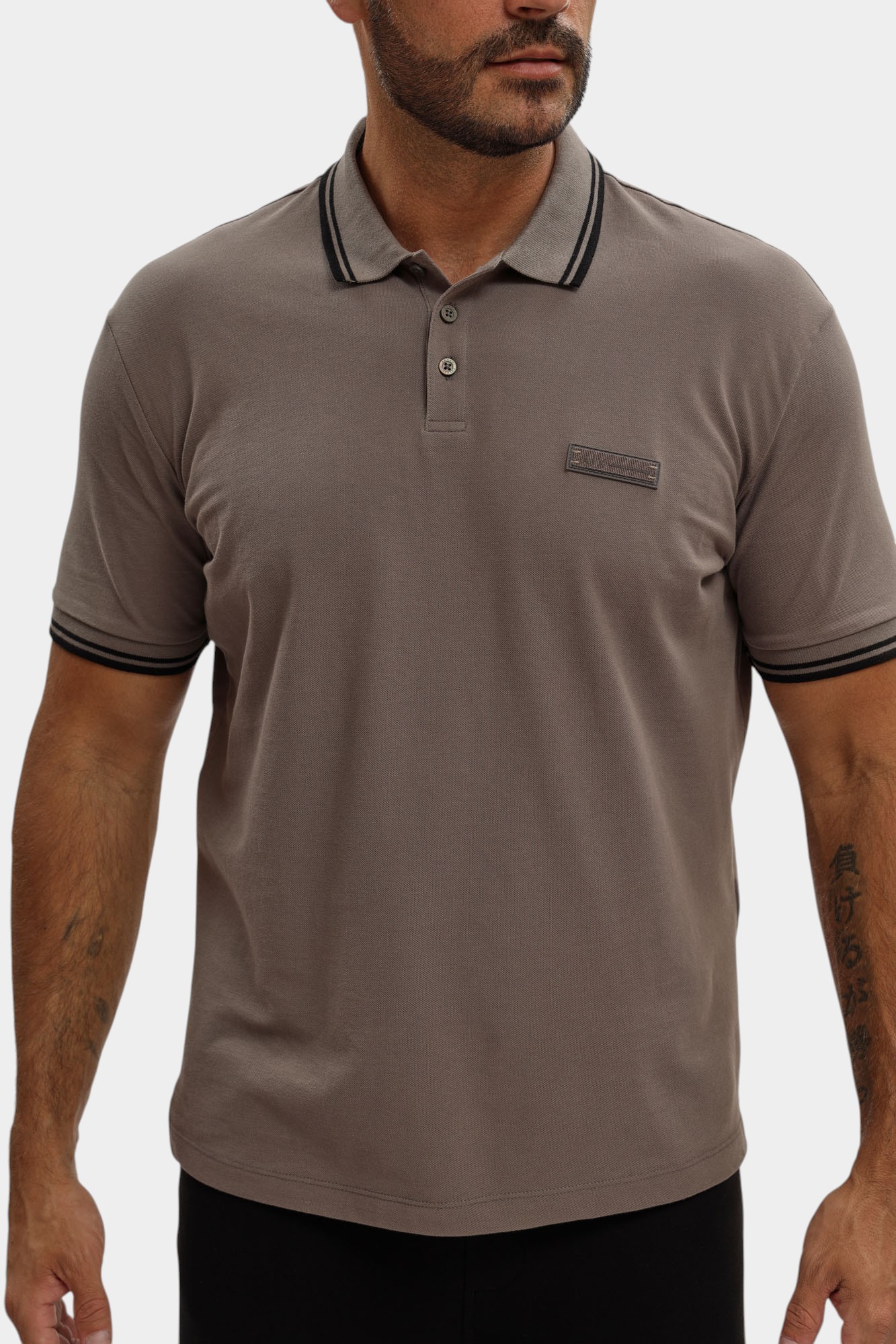 XM001349_AF16246 Поло Armani Exchange Серый