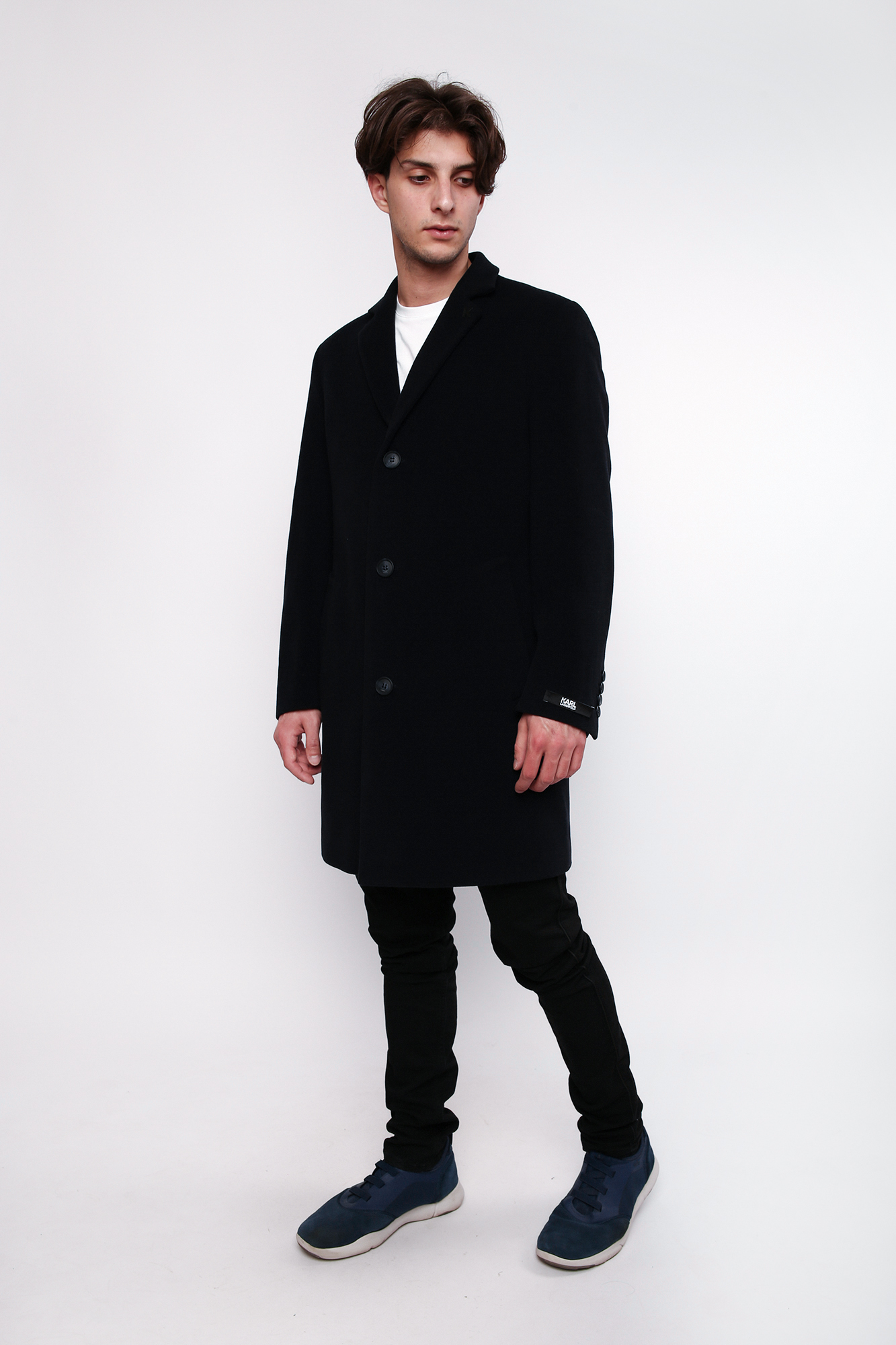 512798_455710 Пальто Karl Lagerfeld Синий