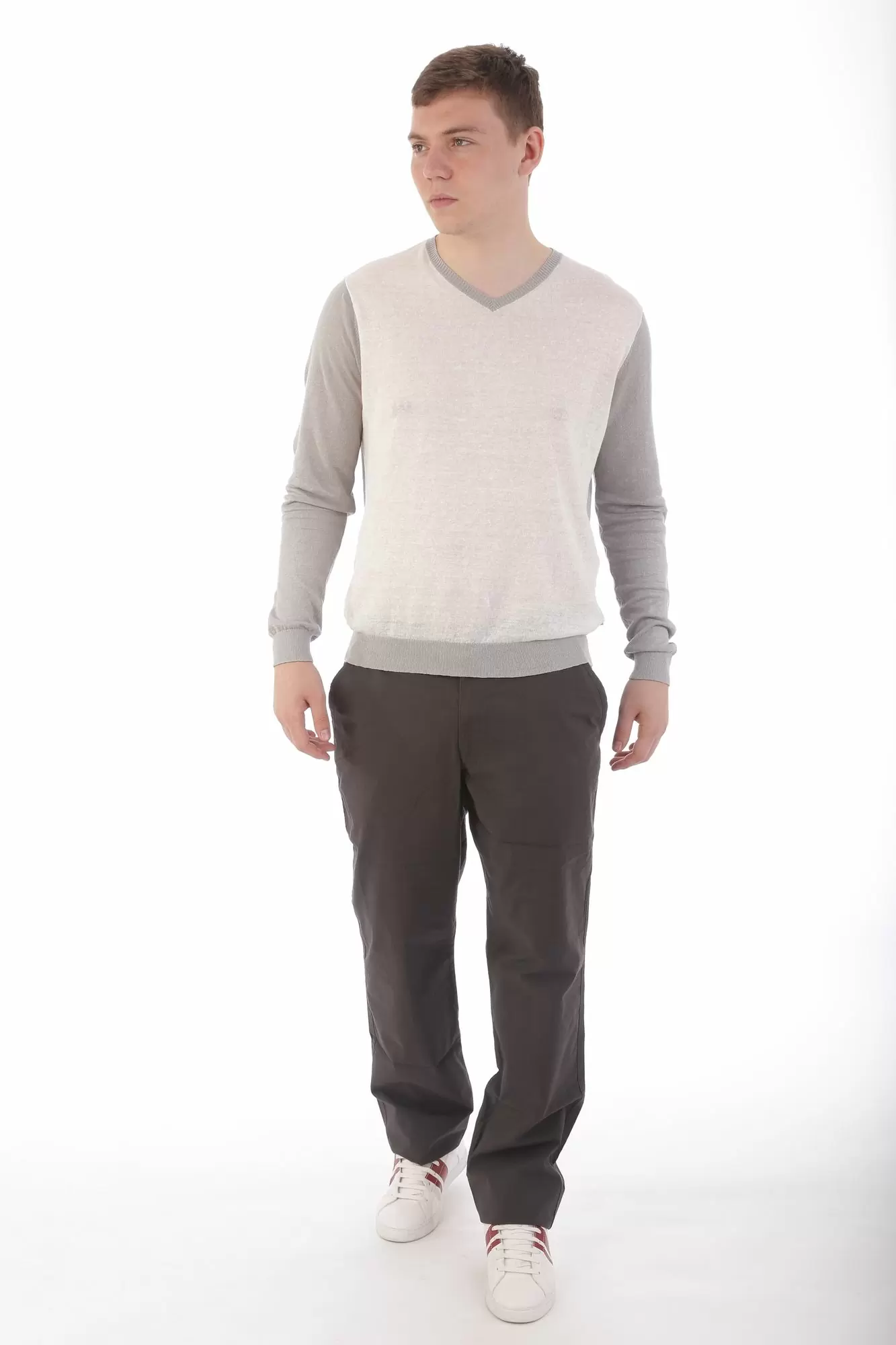 3ZZM1U_ZMB8Z Пуловер Armani Exchange Бежевый