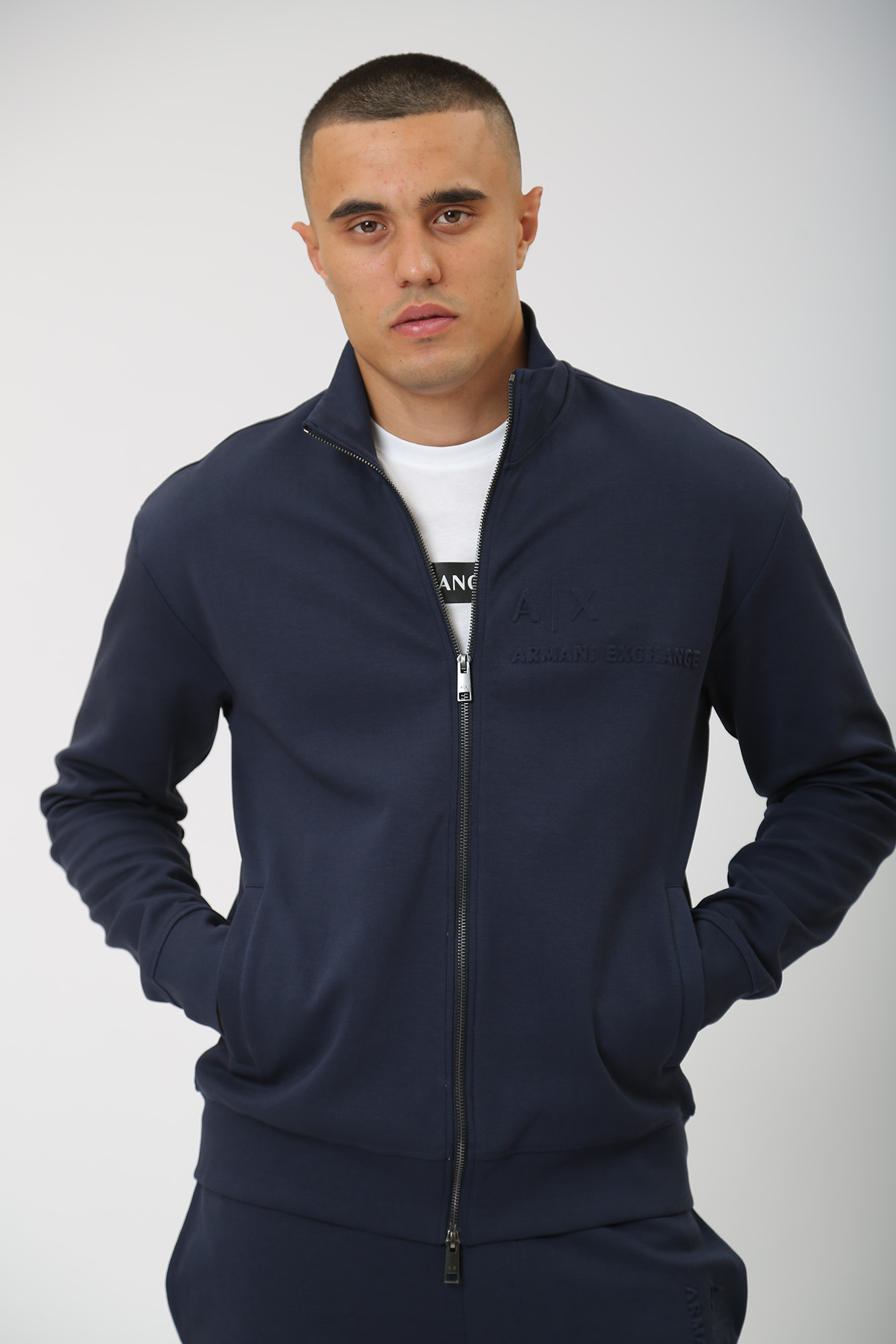 6RZMAA_ZJMAZ Толстовка Armani Exchange Синий