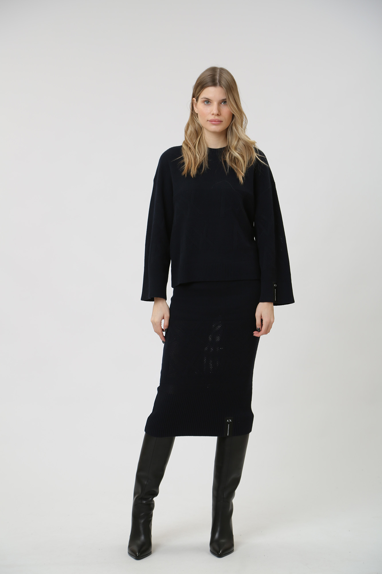 3DYN1A_YMZ1Z юбка armani exchange