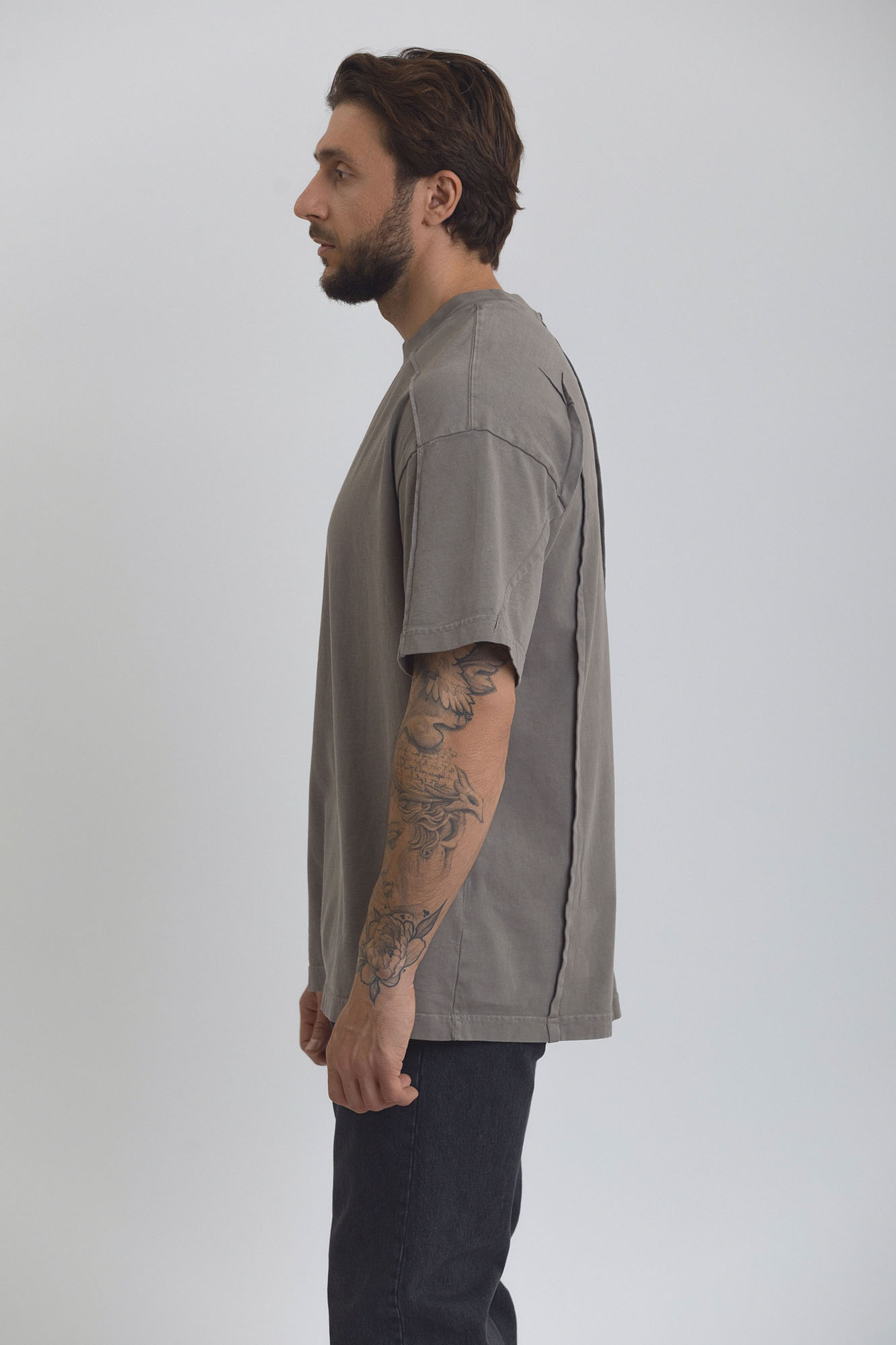 M-252-KB-U-T007 Футболка The Hills Серый