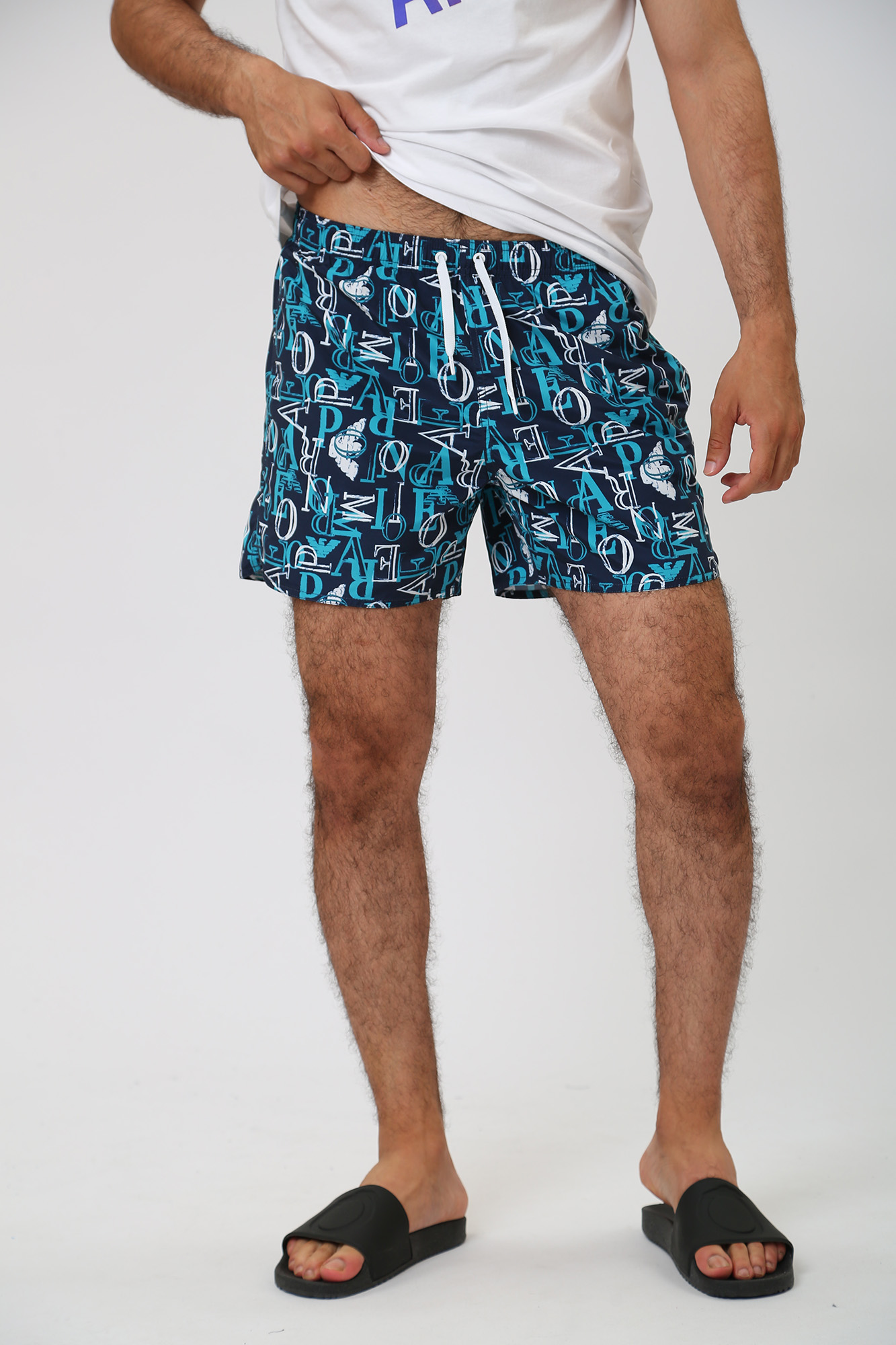 211740_3R445 Шорты плавательные  Emporio Armani Синий