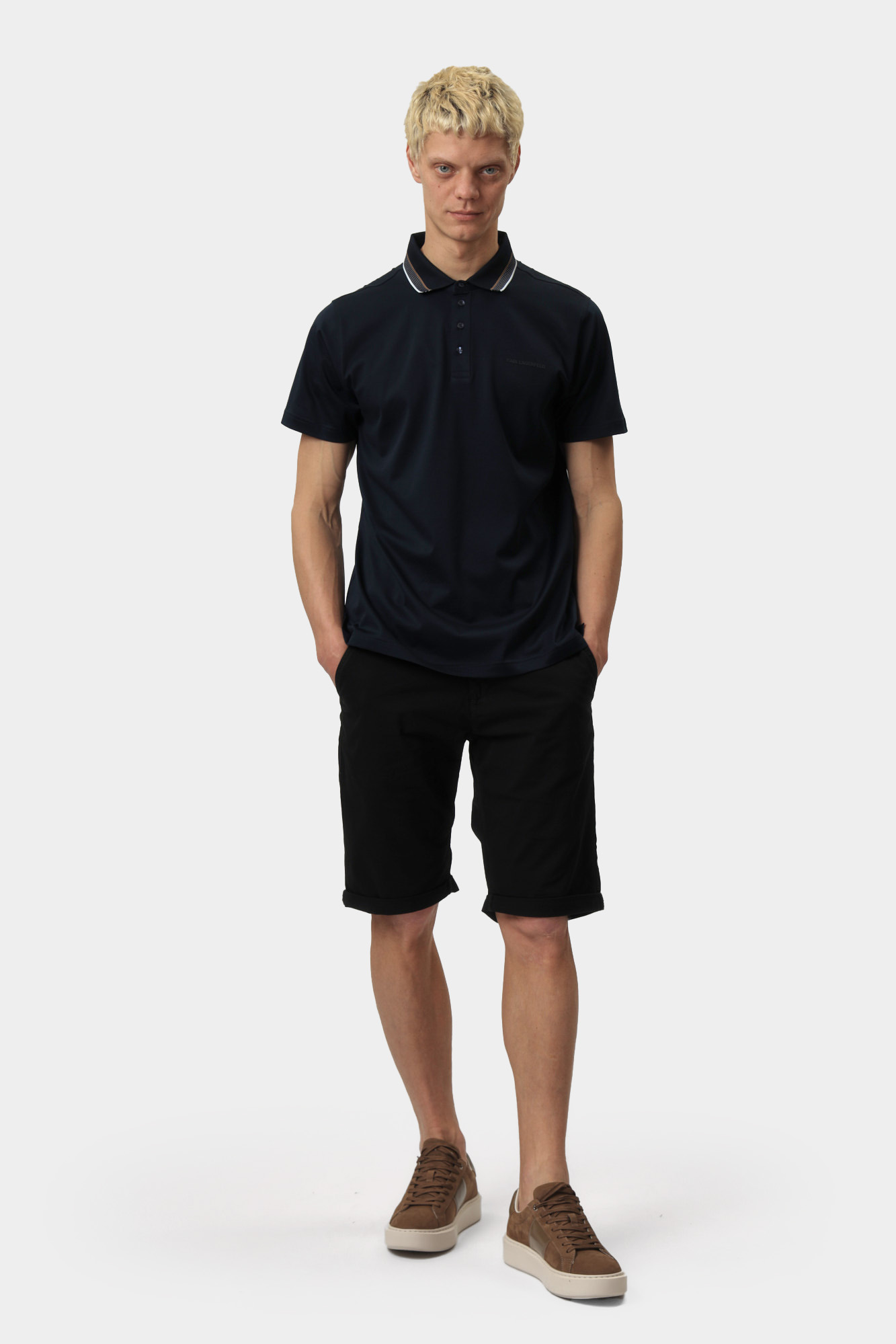 552200_745002 Поло Karl Lagerfeld Черный