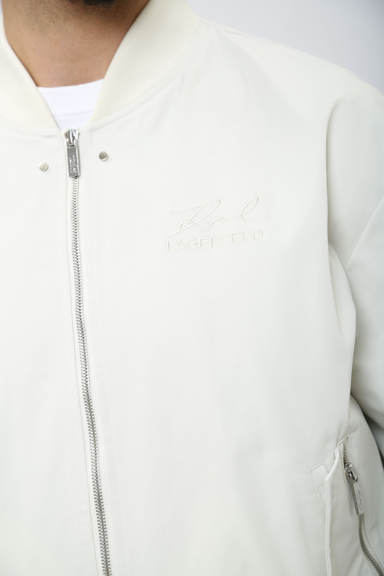 542516_505005 Бомбер Karl Lagerfeld Белый