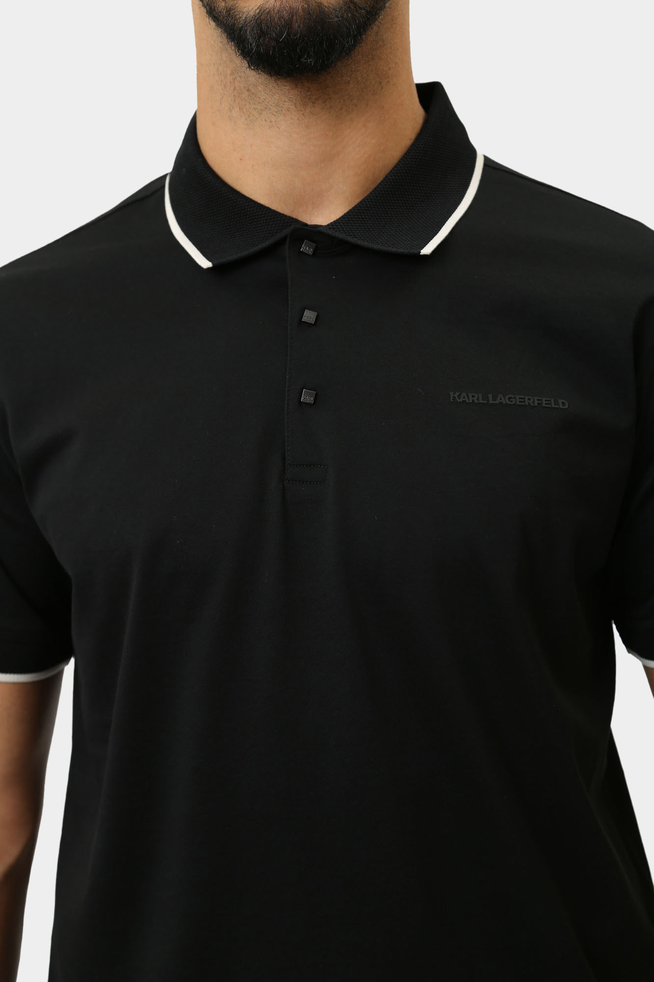 544200_745007 Поло Karl Lagerfeld Черный