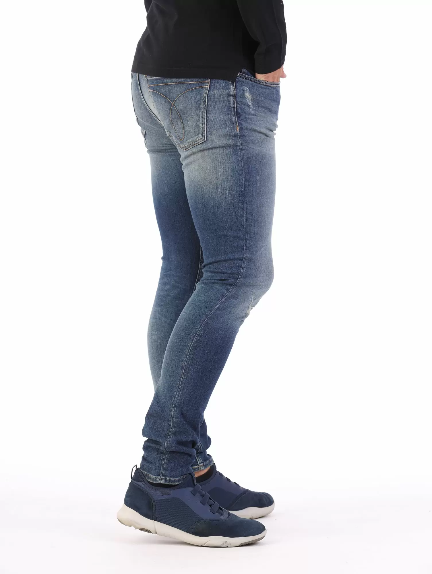 J30J312355_ Джинсы SKINNY Calvin Klein Jeans Синий