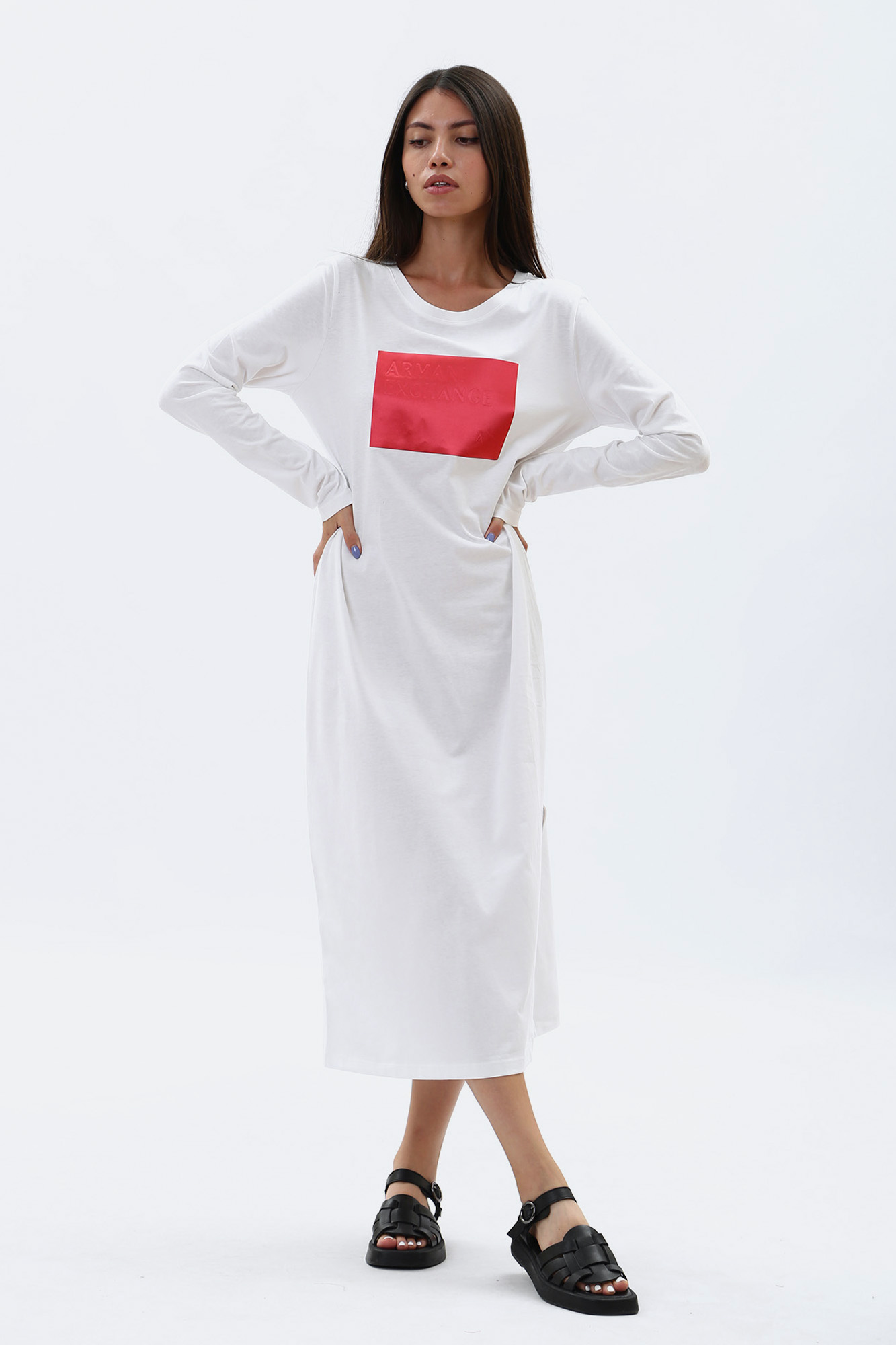 6LYA75_YJ8QZ платье armani exchange 