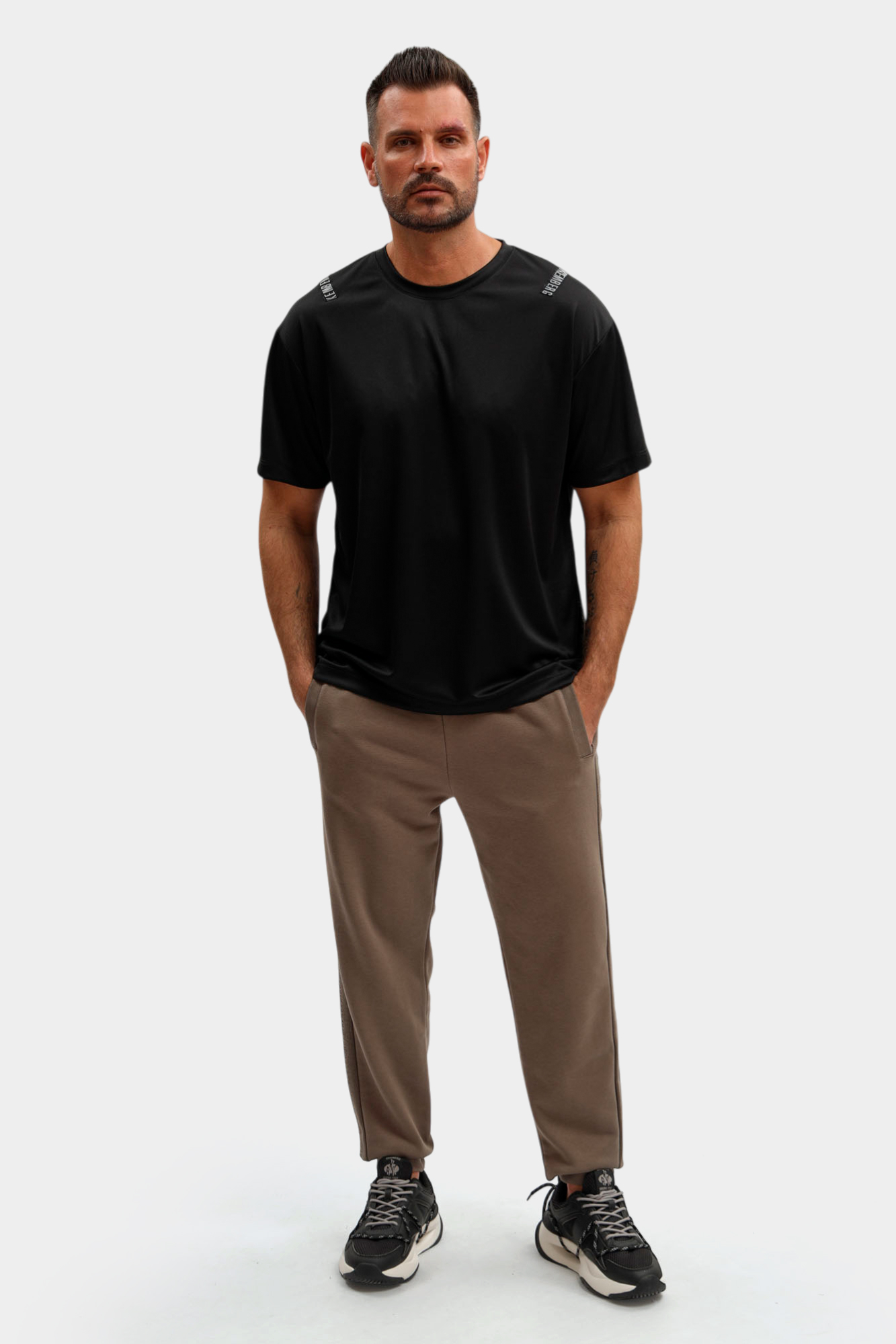 BMT1561 Футболка Bikkembergs Черный