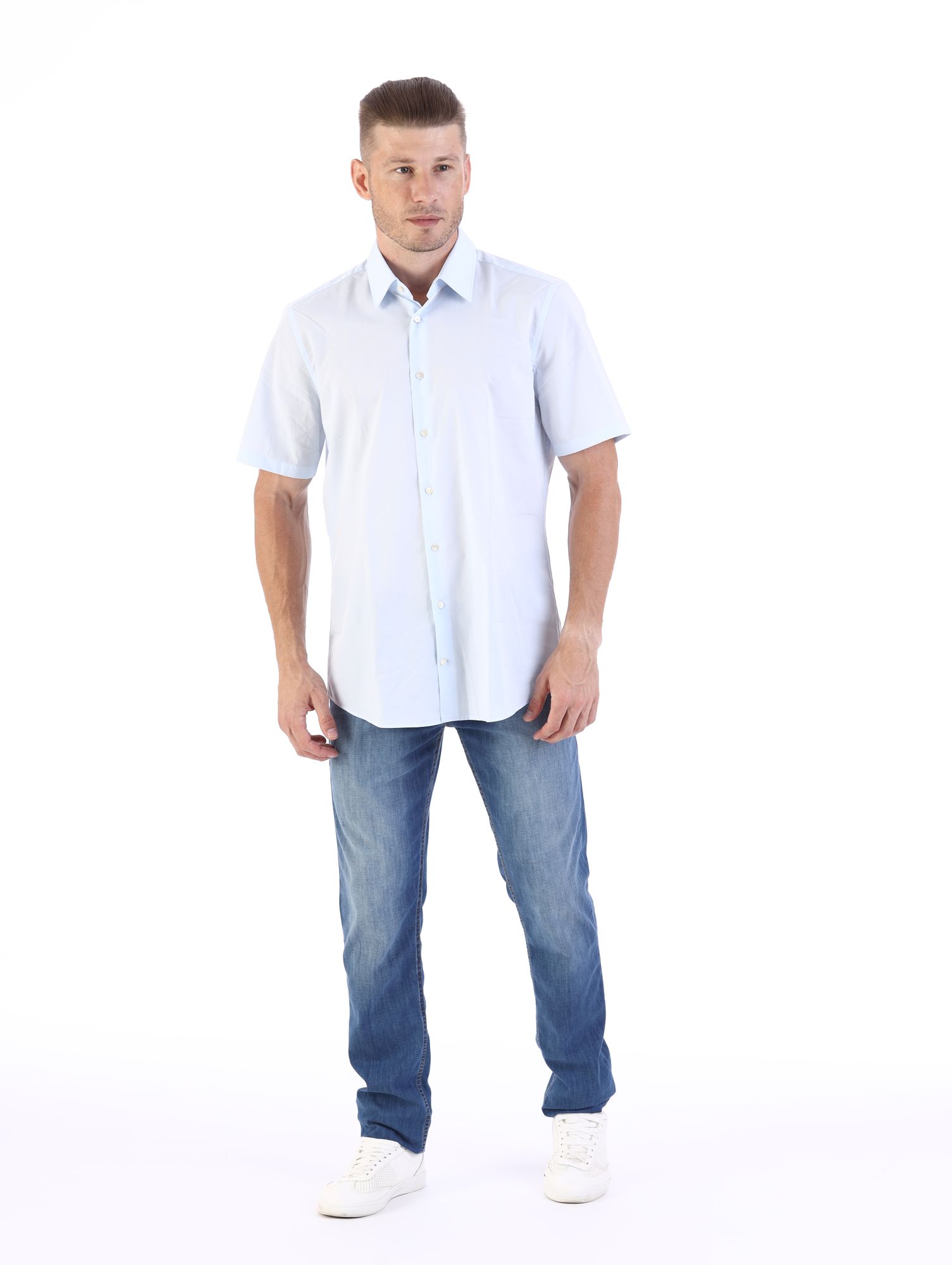 30014430_10000207 Сорочка Strellson Голубой