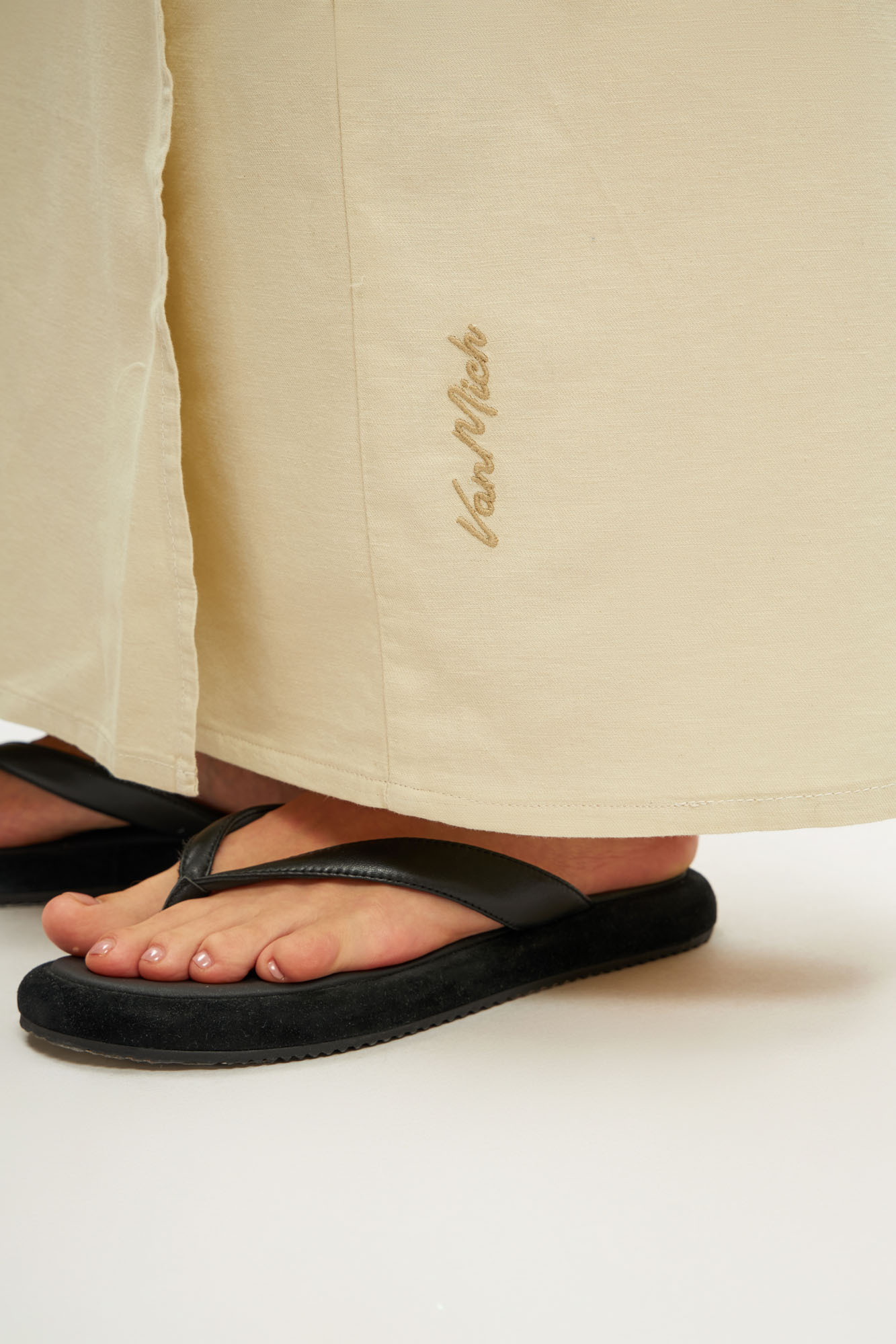 Юбка льняная Van Mich Бежевый