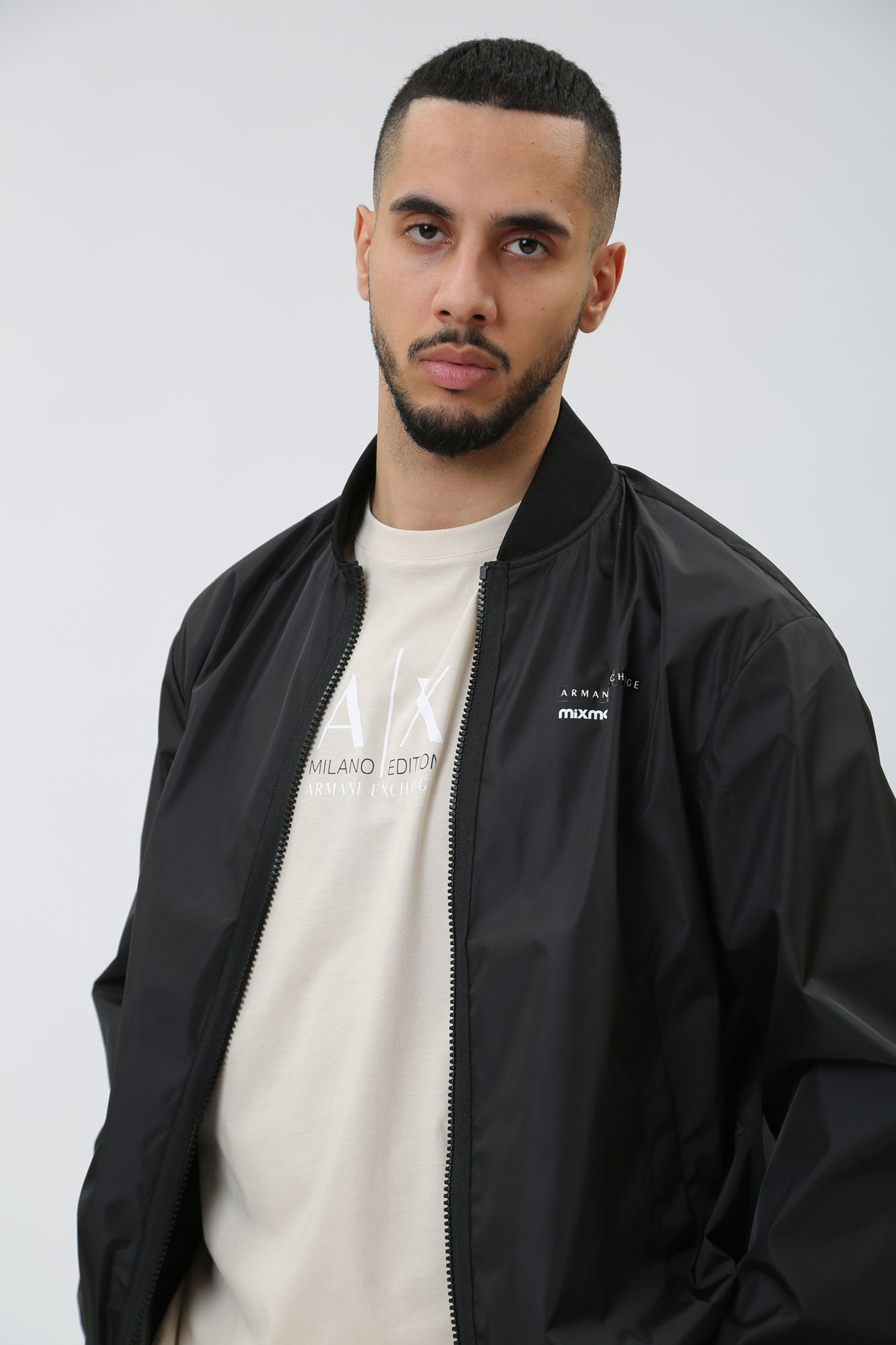 3DZB20_ZN4EZ Бомбер Armani Exchange Черный