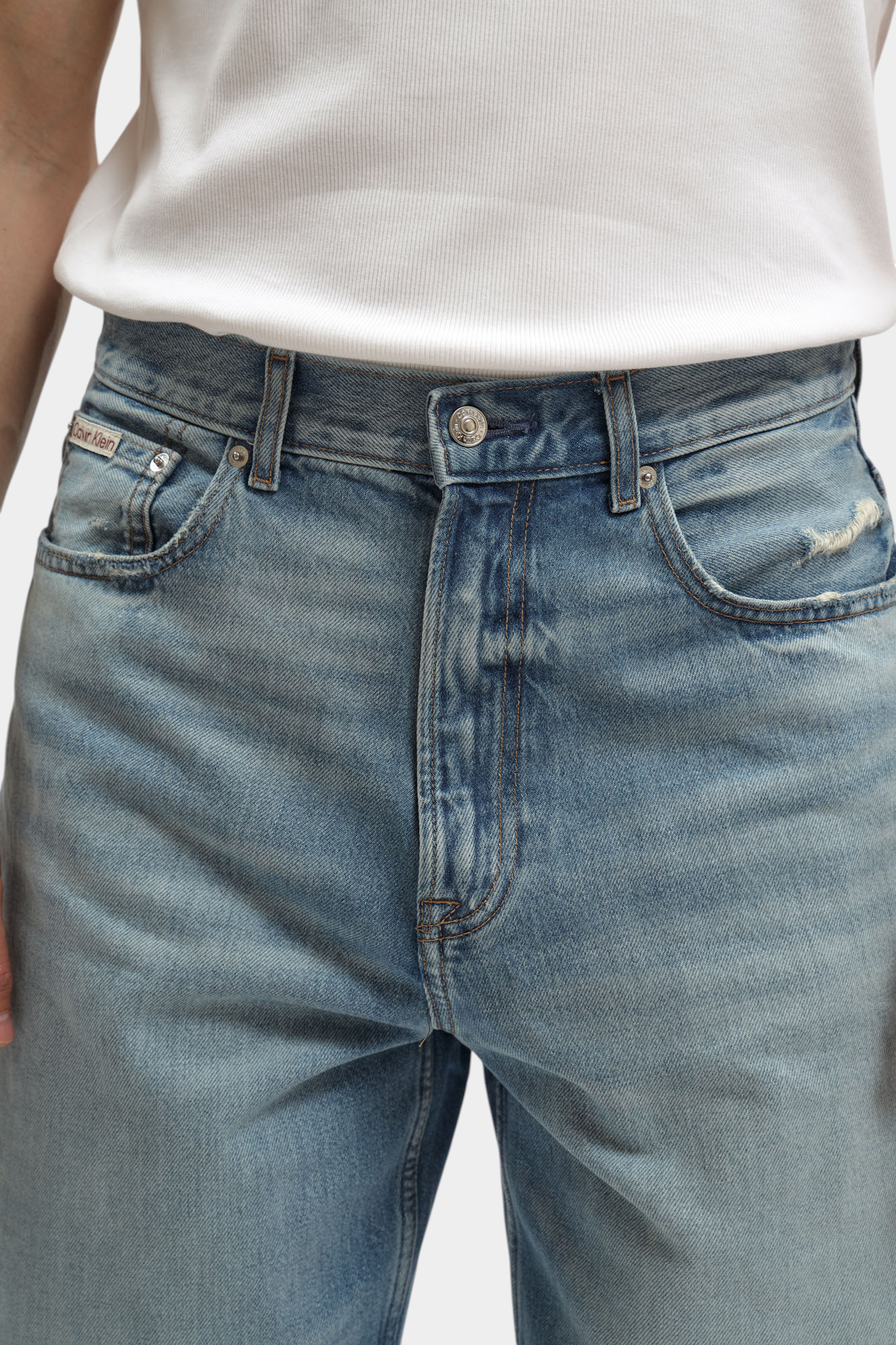 LV04RF795G Шорты джинсовые Calvin Klein Jeans Голубой