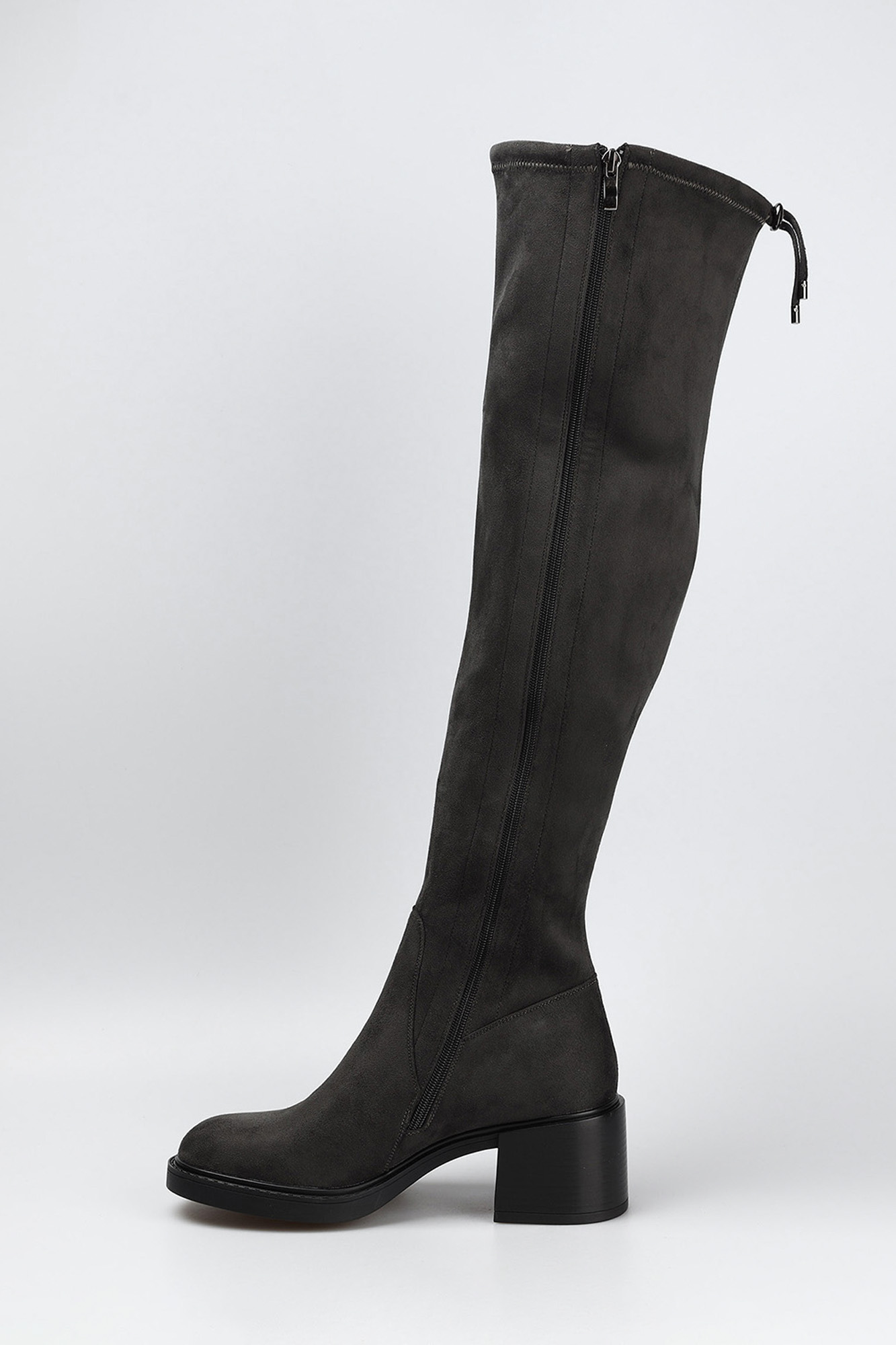 VIC5-75_Y967_GREY Сапоги ботфорты Marc Cony Черный