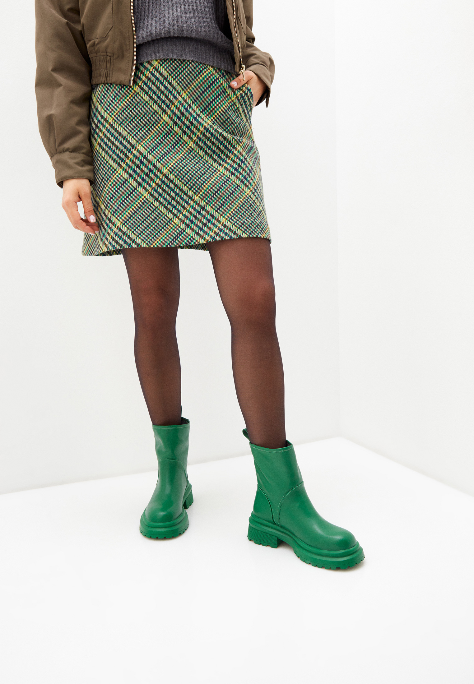 2241-472-34 Ботинки Marc Cony Зеленый