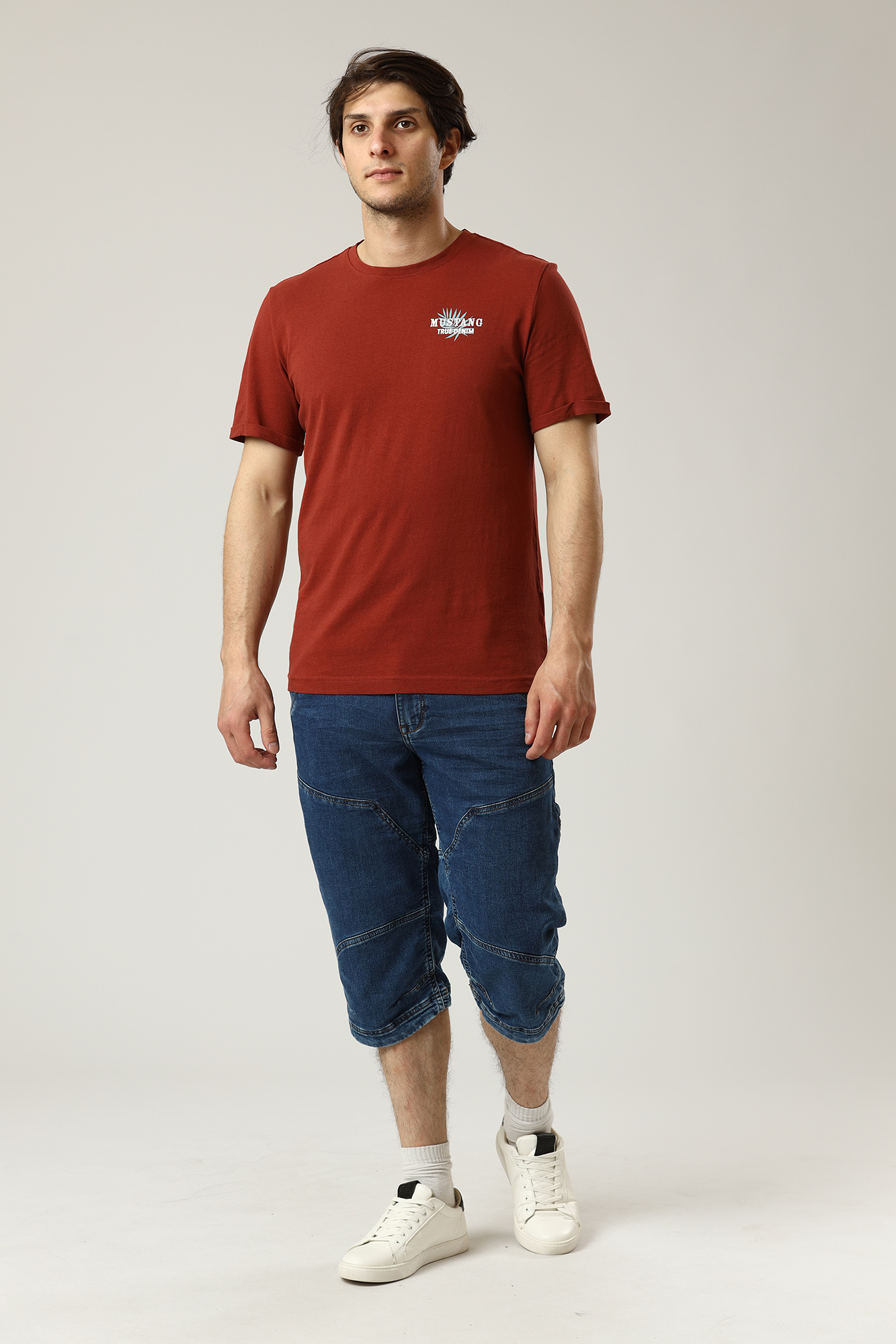 1012228-5000 Бриджи Mustang Синий