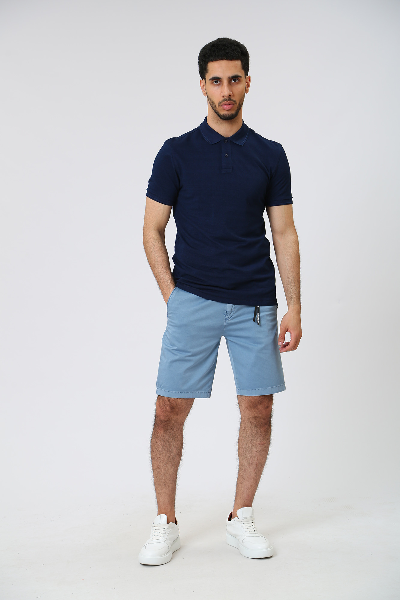 30036006_10014754 Поло Strellson Синий