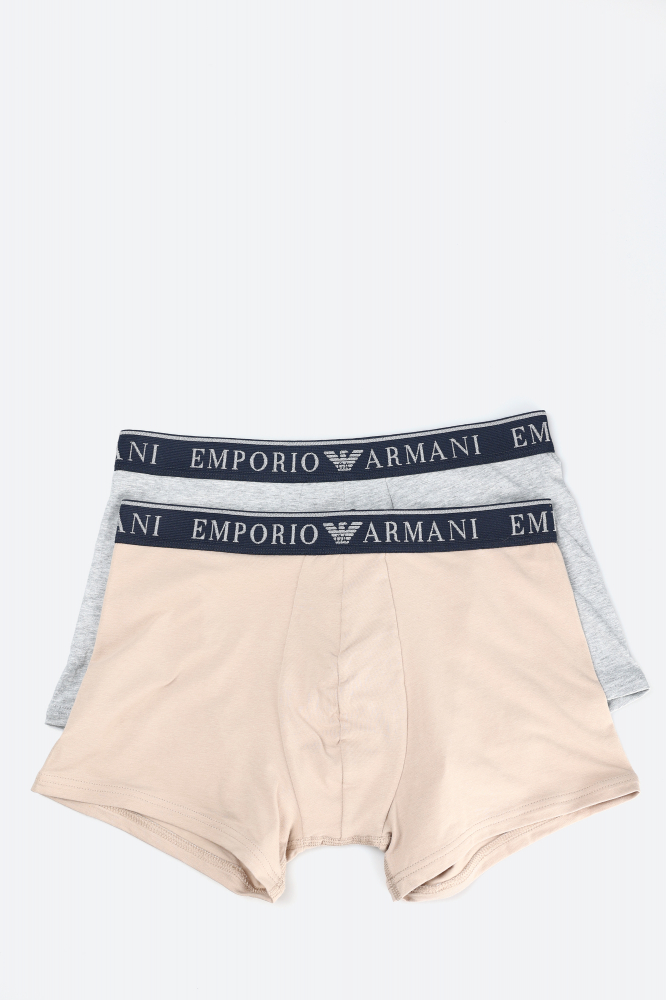Носки 2 шт. Armani Exchange Хлопок Хаки