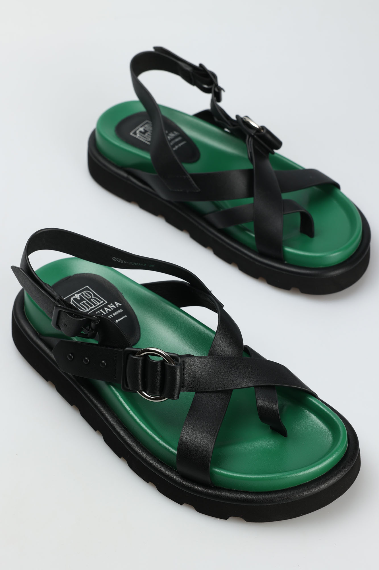 QS569-F201 Сандалии Graciana Черный