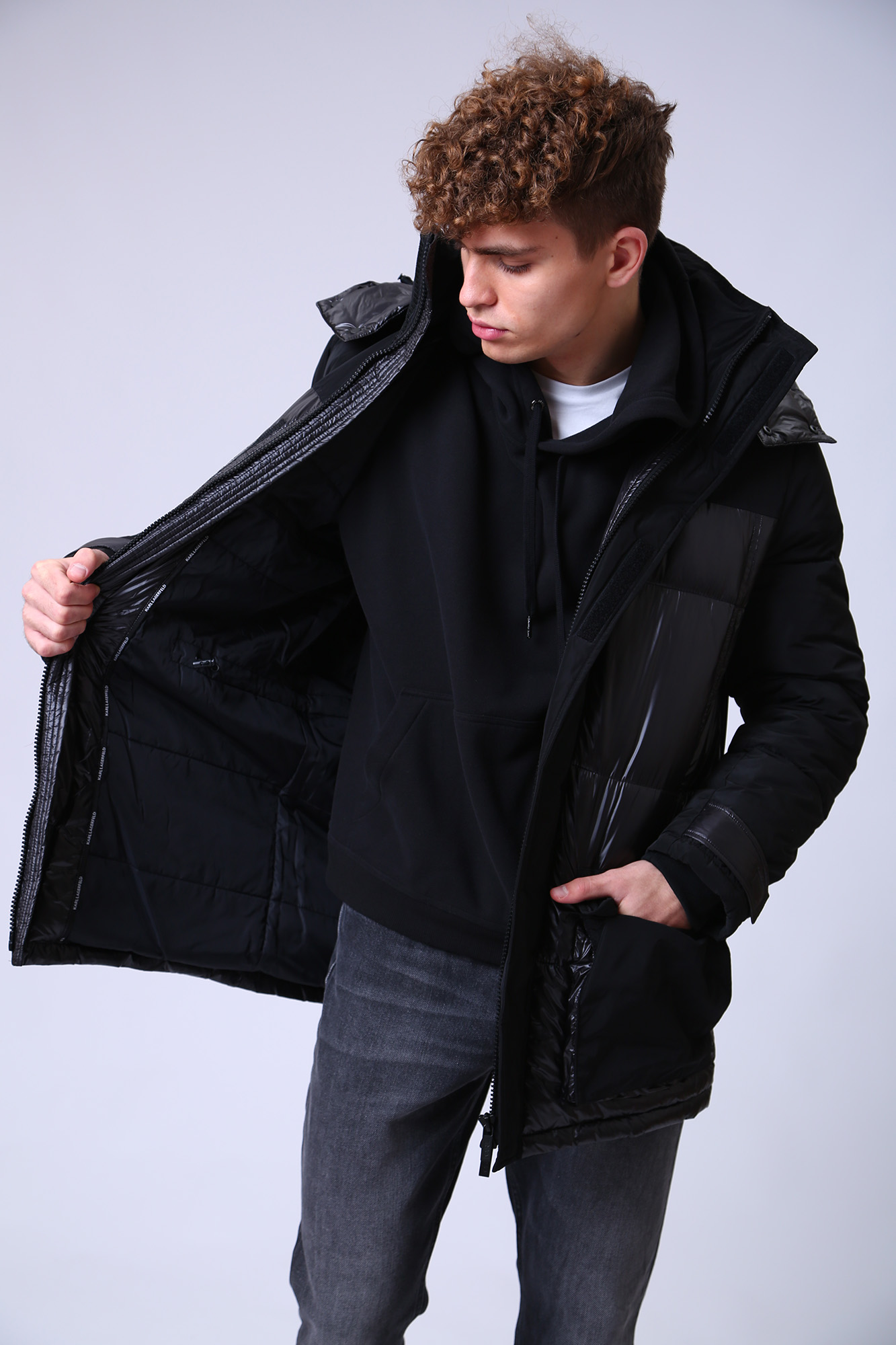 524503_505006 Куртка пуховая Karl Lagerfeld Черный