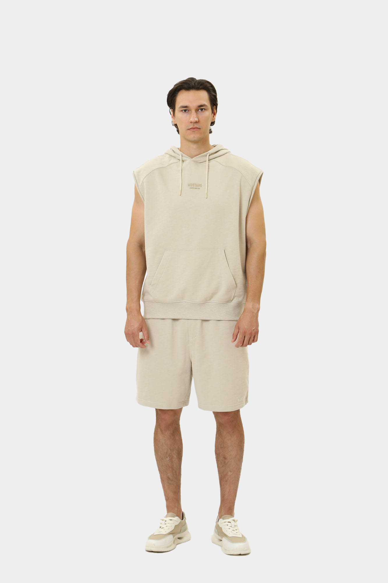 1015246 Шорты трикотажные Mustang Бежевый