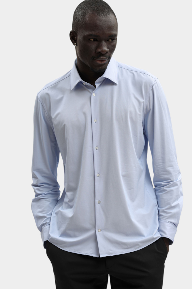 Брюки классические Strellson Шерсть Синий