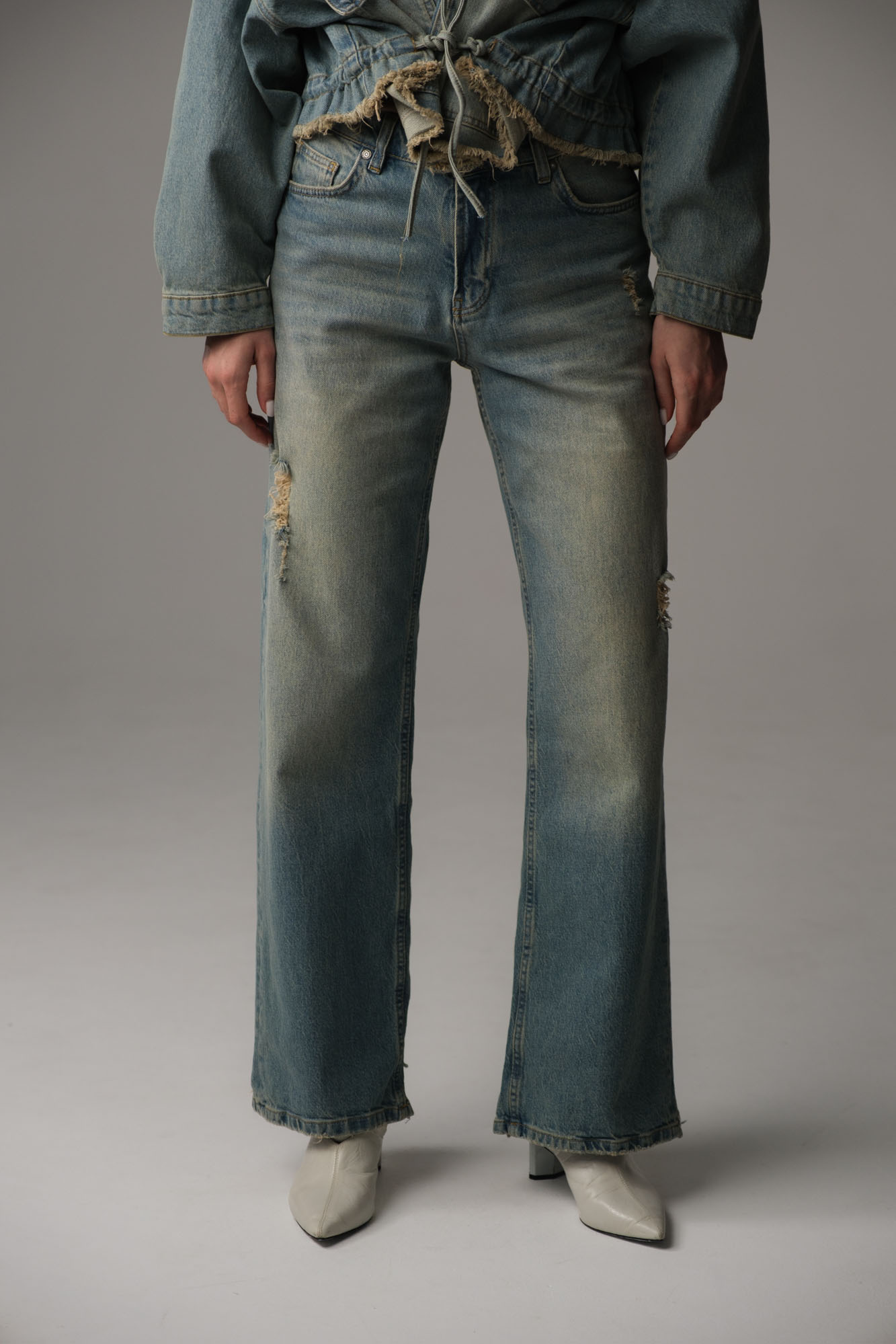 W-242-TO-56-4872 брюки джинсовые the hills 