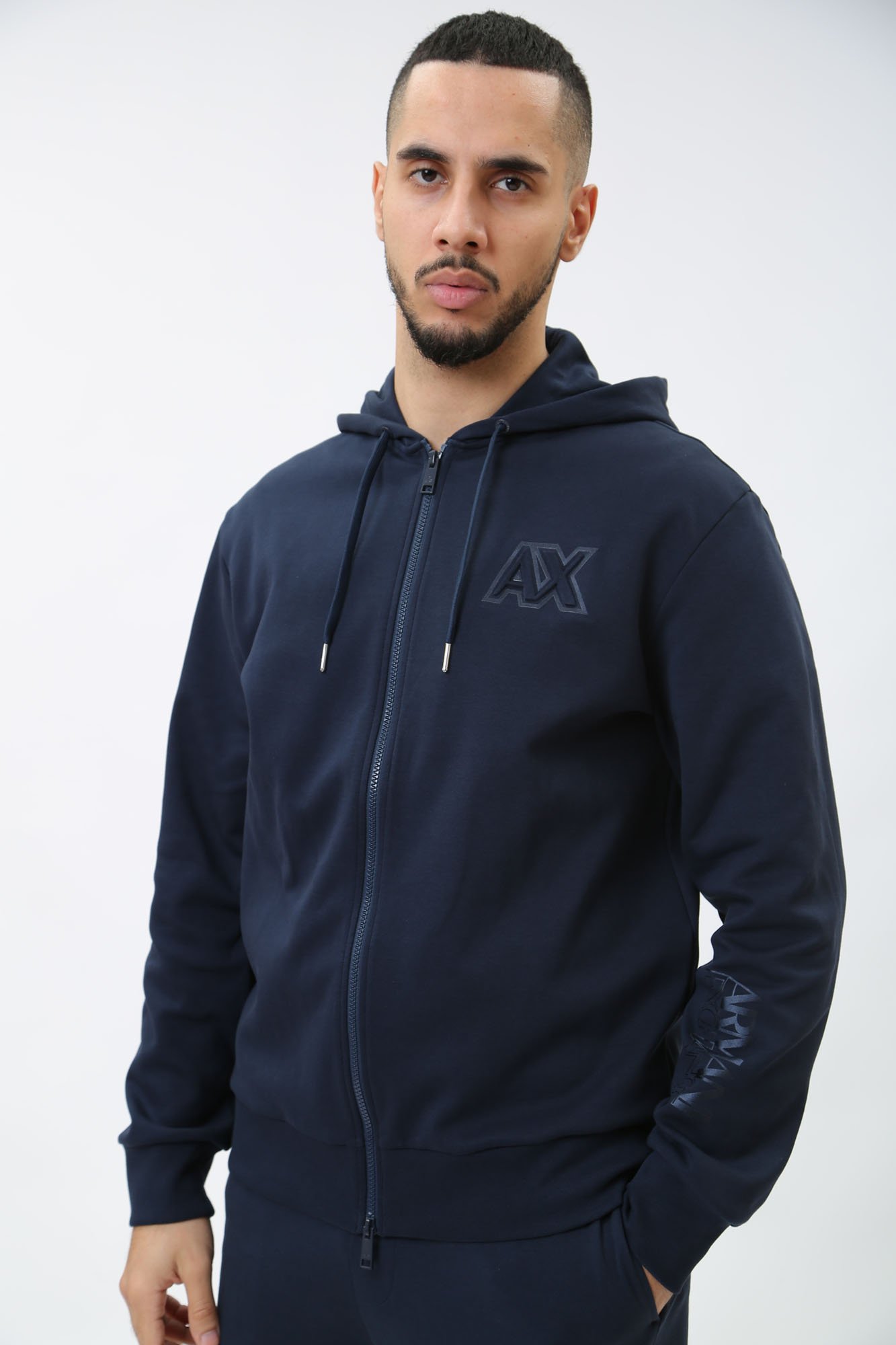 3DZMAE_ZJMAZ Толстовка с капюшоном Armani Exchange Синий