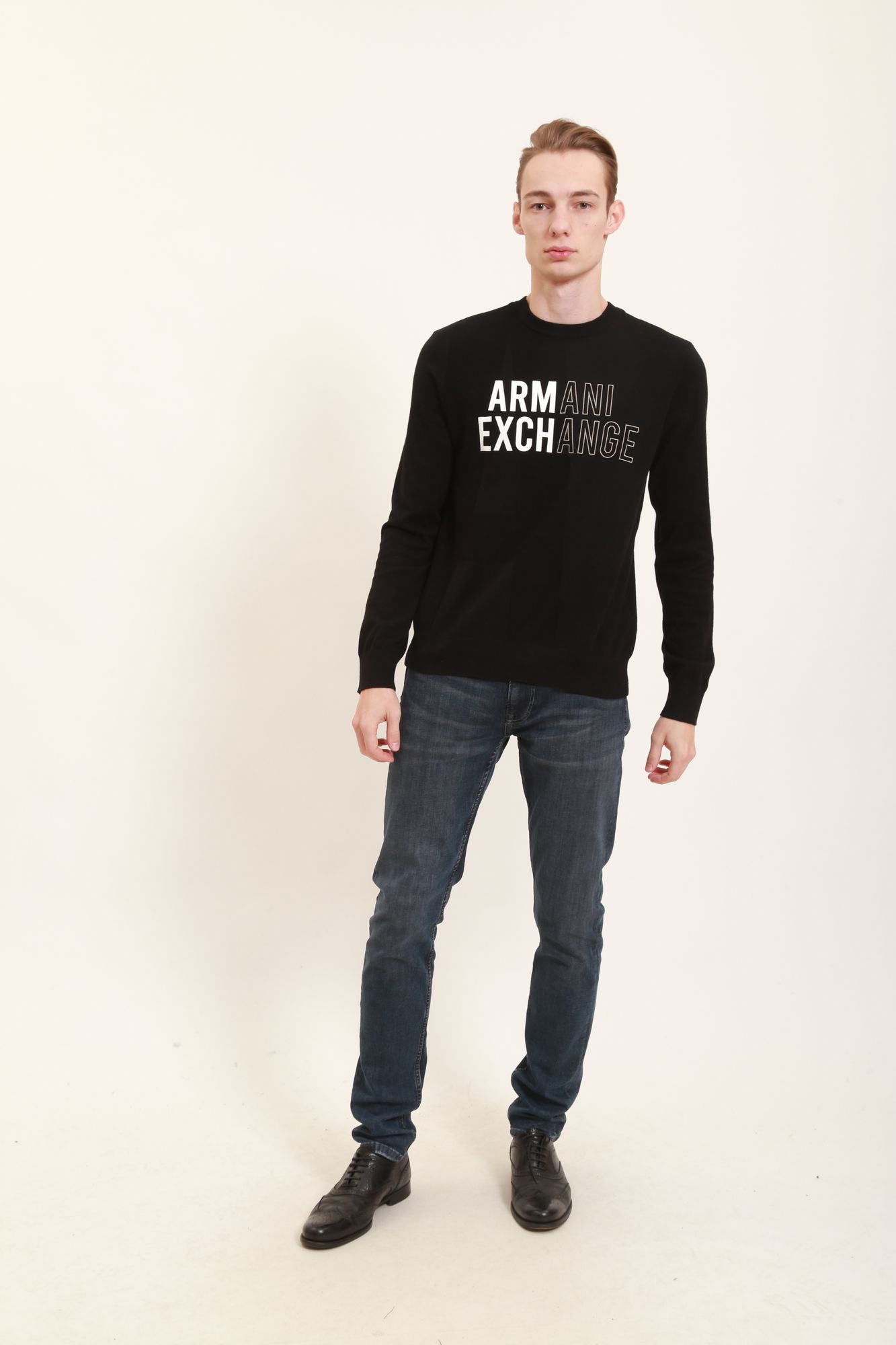 6KZM1A_ZML5Z Джемпер Armani Exchange Черный
