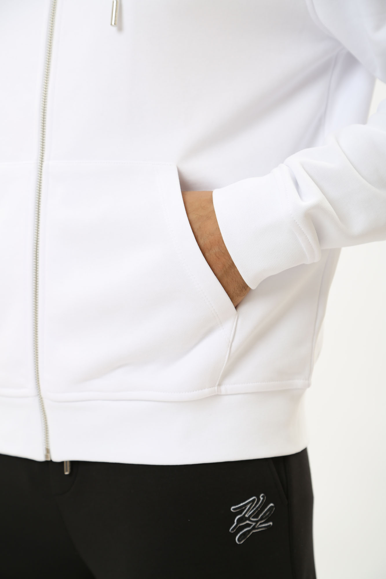 543910_70540 Толстовка с капюшоном Karl Lagerfeld Белый