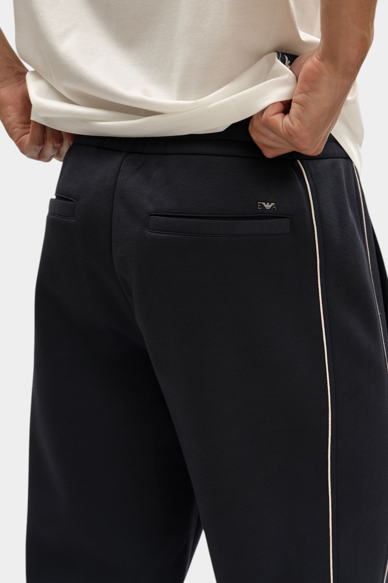 EM002886_ AF17545 Брюки спортивные Emporio Armani Голубой